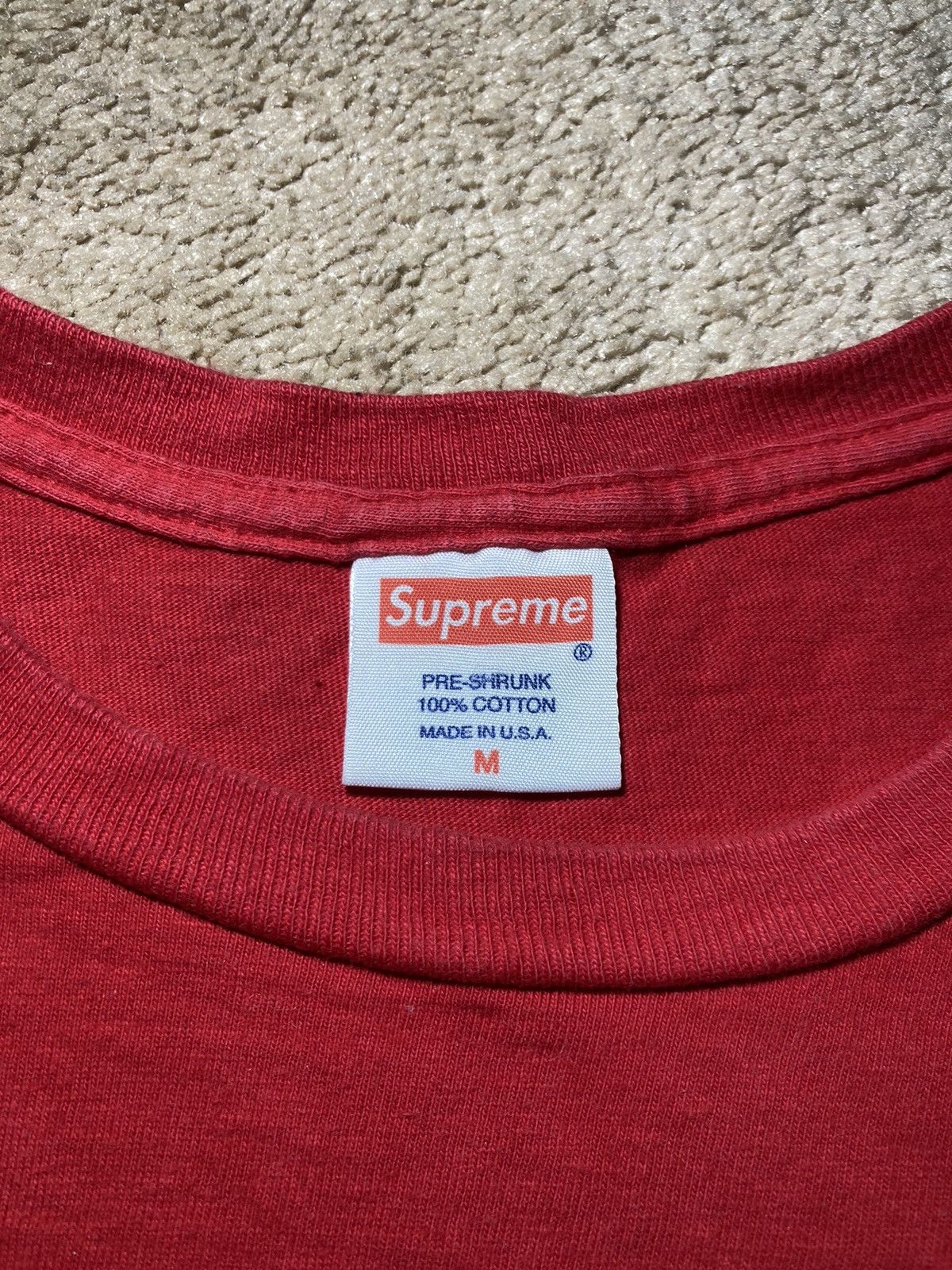 Supreme SS11 Supreme Notorious BIG Rap Tee Red M Hip Hop Biggie 90 Size US M / EU 48-50 / 2 - 3 Thumbnail