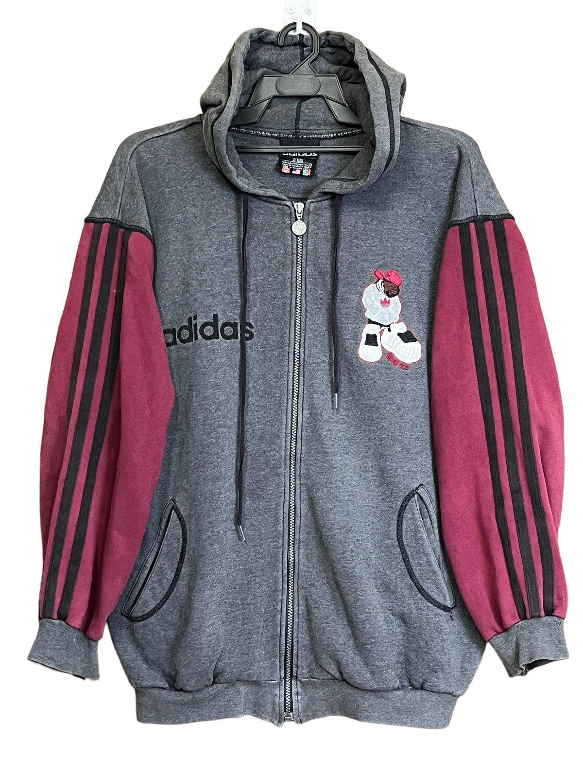 Adidas × RUN DMC VINTAGE 90s ADIDAS SHELL TOE RUN DMC DISTRESSED HOODIES Size US L / EU 52-54 / 3 - 2 Thumbnail