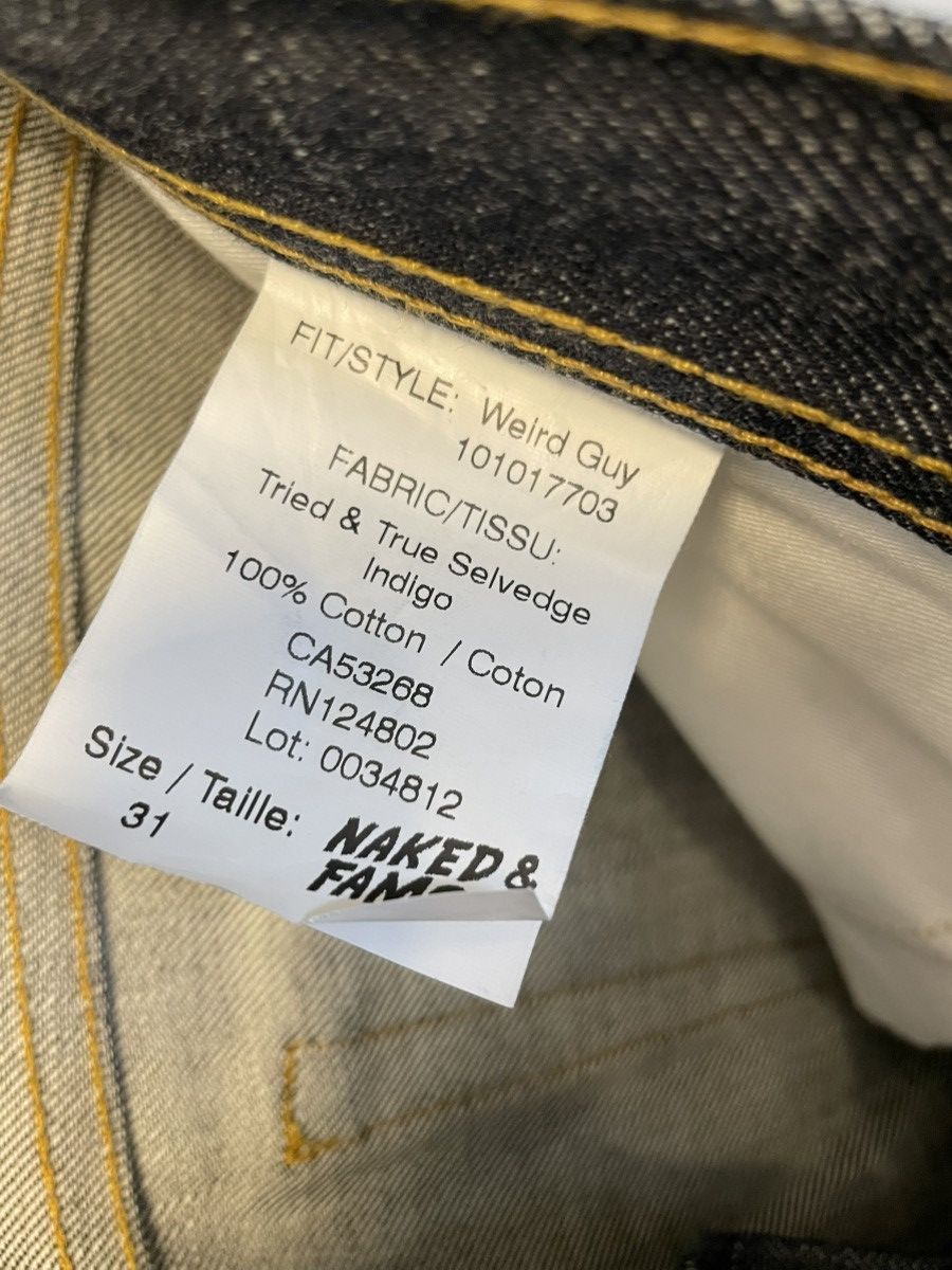 Naked & Famous Naked & Famous Weird Guy Jeans Size US 31 - 3 Thumbnail
