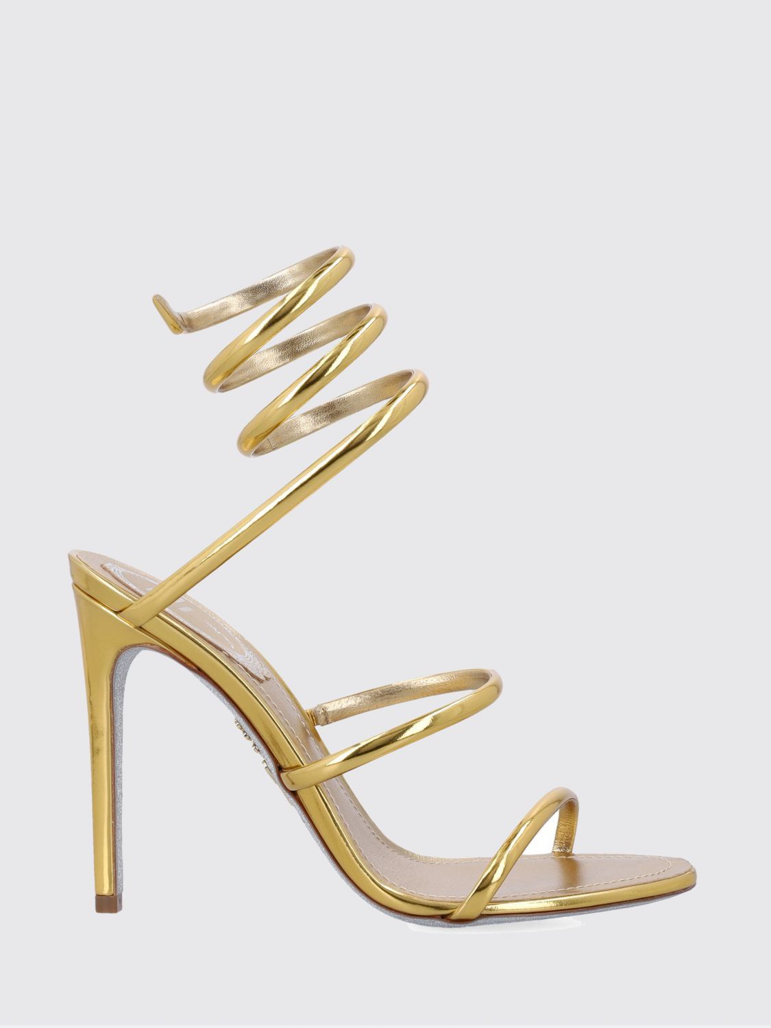 Rene Caovilla Rene Caovilla Heeled Sandal Woman Gold Size US 7.5 / IT 37.5 - 1 Thumbnail