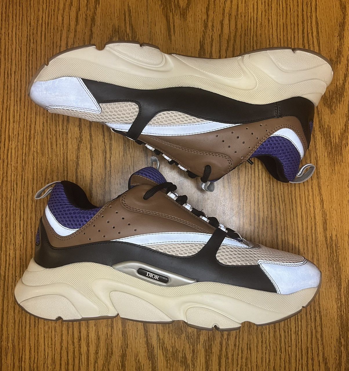 Dior Dior B22 Sneaker (Coffee/Violet) Size US 11 / EU 44 - 1 Thumbnail