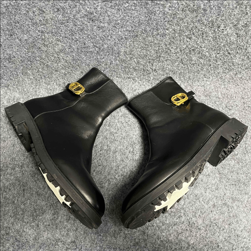 Dior Dior Calfskin Leather Ankle Boots Size US 9.5 / IT 39.5 - 7 Thumbnail