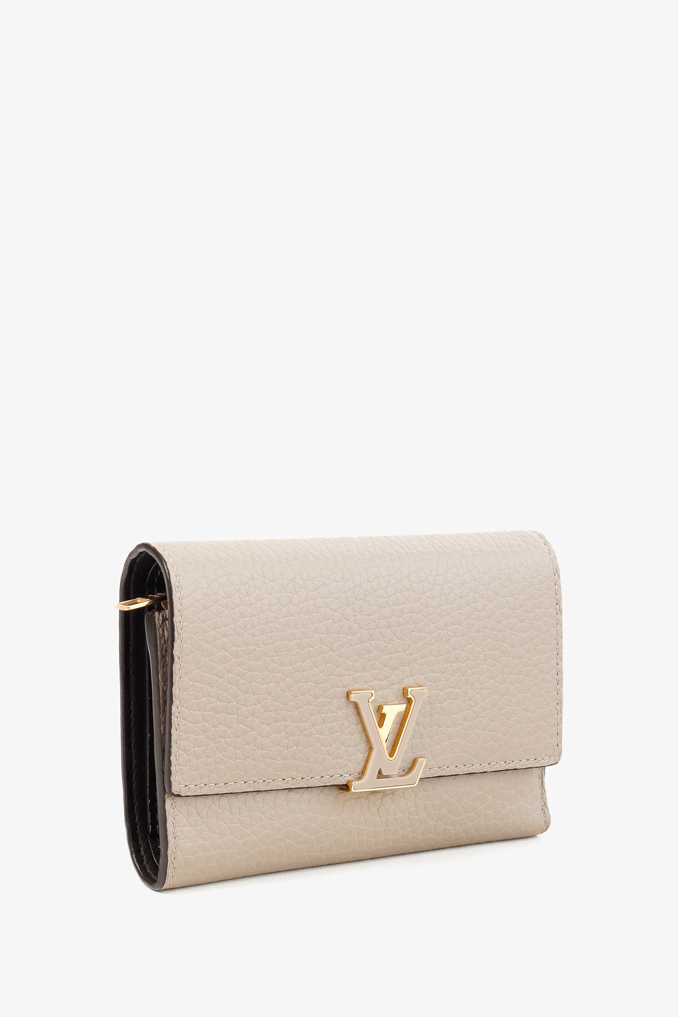 Louis Vuitton Louis Vuitton Galet Taupe Capucines Compact Wallet Size ONE SIZE - 2 Thumbnail
