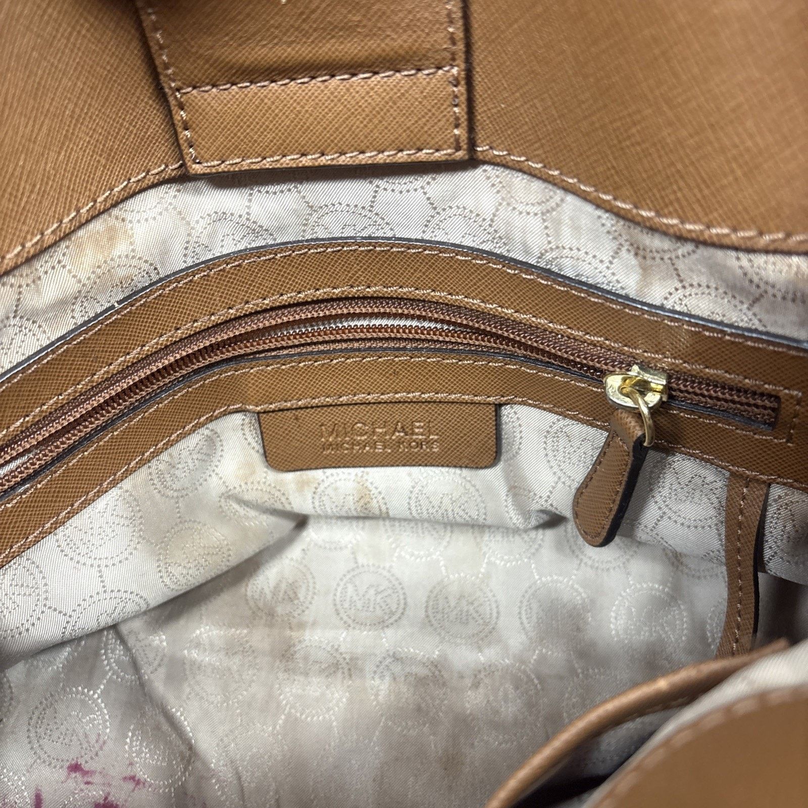 Michael Kors Michael Kors Hamilton Saffiano Leather Medium Handbag Size ONE SIZE - 5 Thumbnail