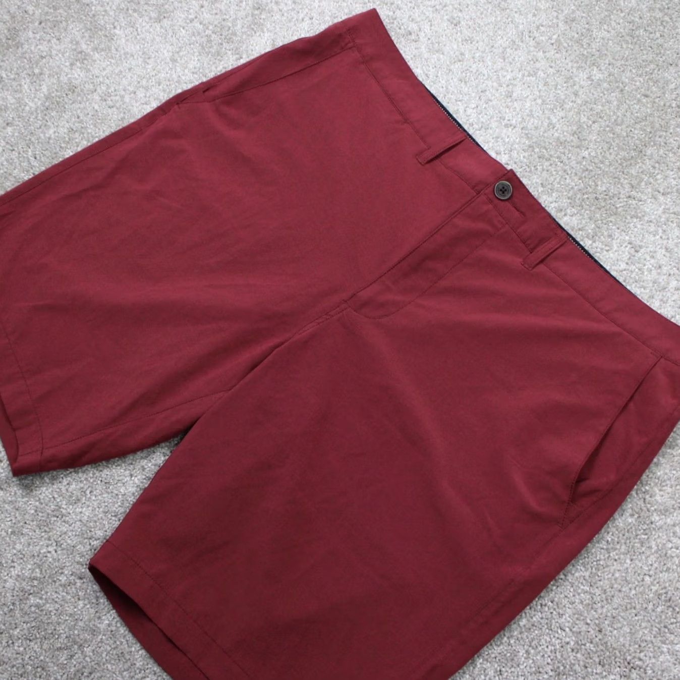 Vintage 7 Diamonds Momentum Performance Shorts Mens 40 Red Bermuda Shorts 10" Inseam Casual Golf Outdoor Preppy Mens Size US 40 / EU 56 - 3 Thumbnail