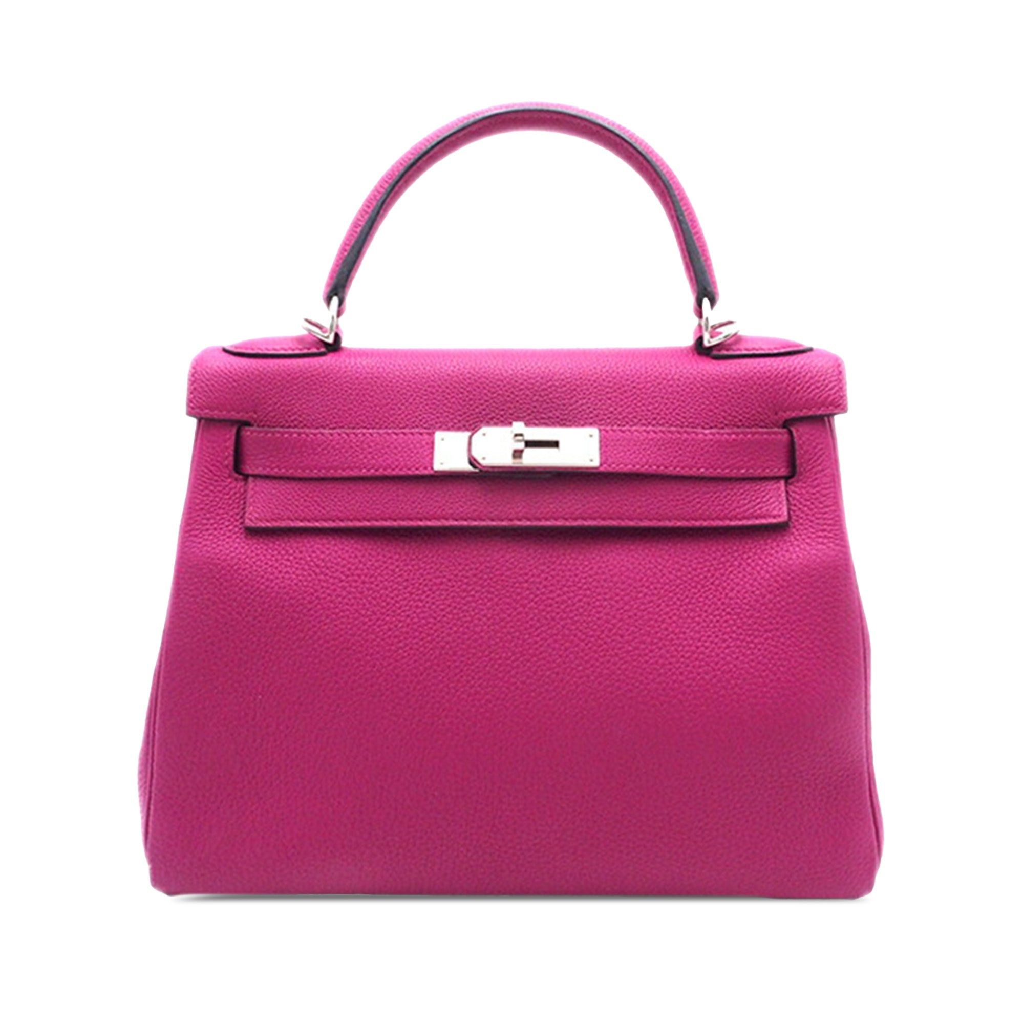 Hermes Hermès Togo Kelly II Retourne 28 Pink Size ONE SIZE - 1 Thumbnail