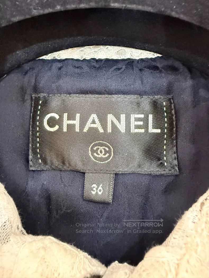 Chanel Chanel Roman Series Lace Stitching Dress Size XS / US 0-2 / IT 36-38 - 3 Thumbnail