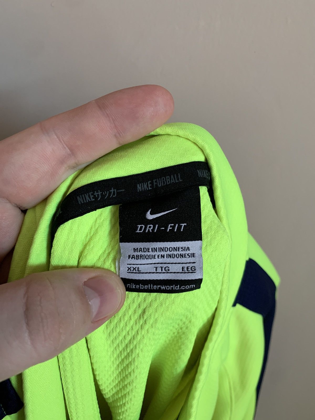 Nike Barcelona 1/3 Zip Football Pullover Sweatshirt Nike Soccer Size US XXL / EU 58 / 5 - 21 Thumbnail