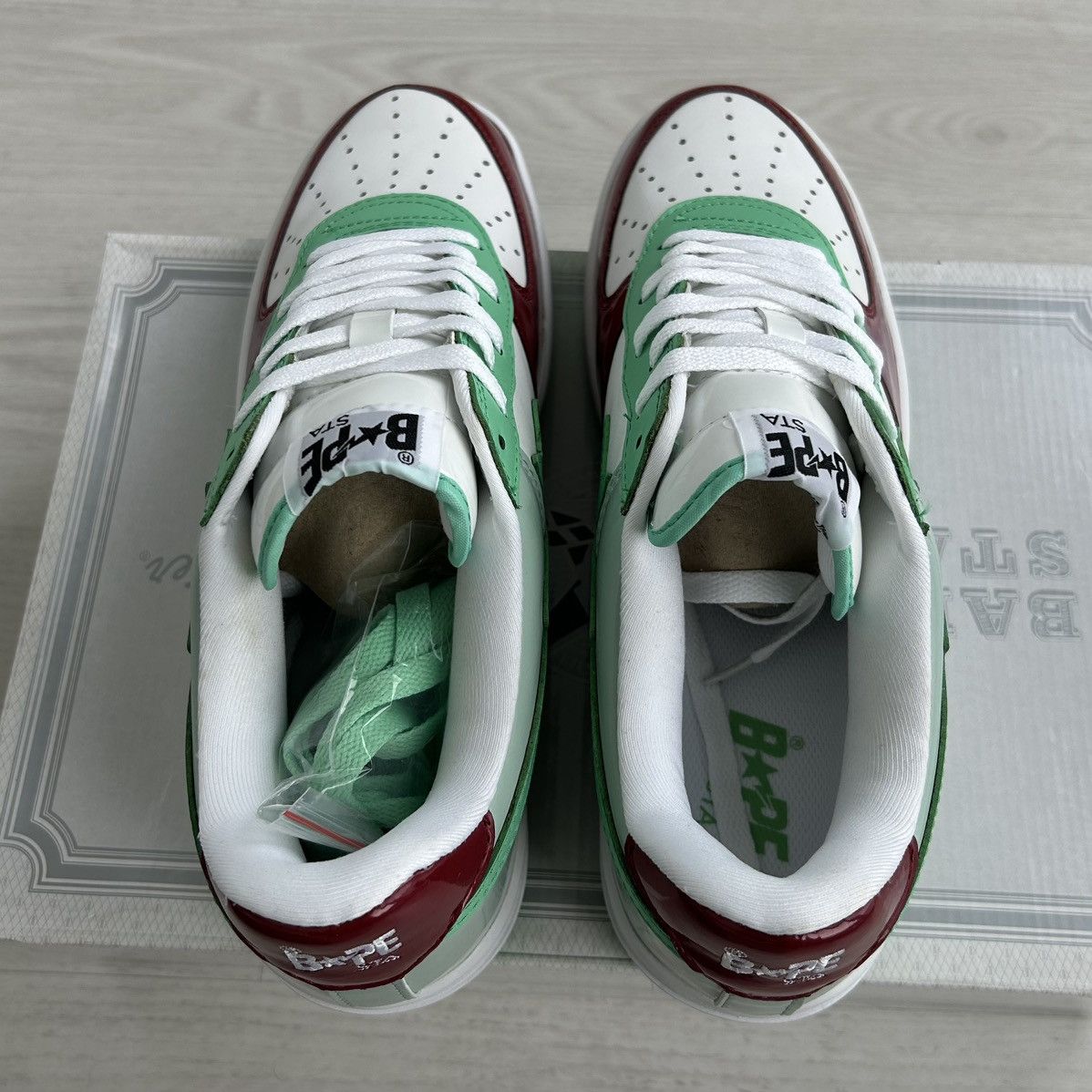 Bape VERY RARE OG 2009 A BATHING APE SENDAI EXCLUSIVE BAPESTA Size US 10 / EU 43 - 9 Thumbnail