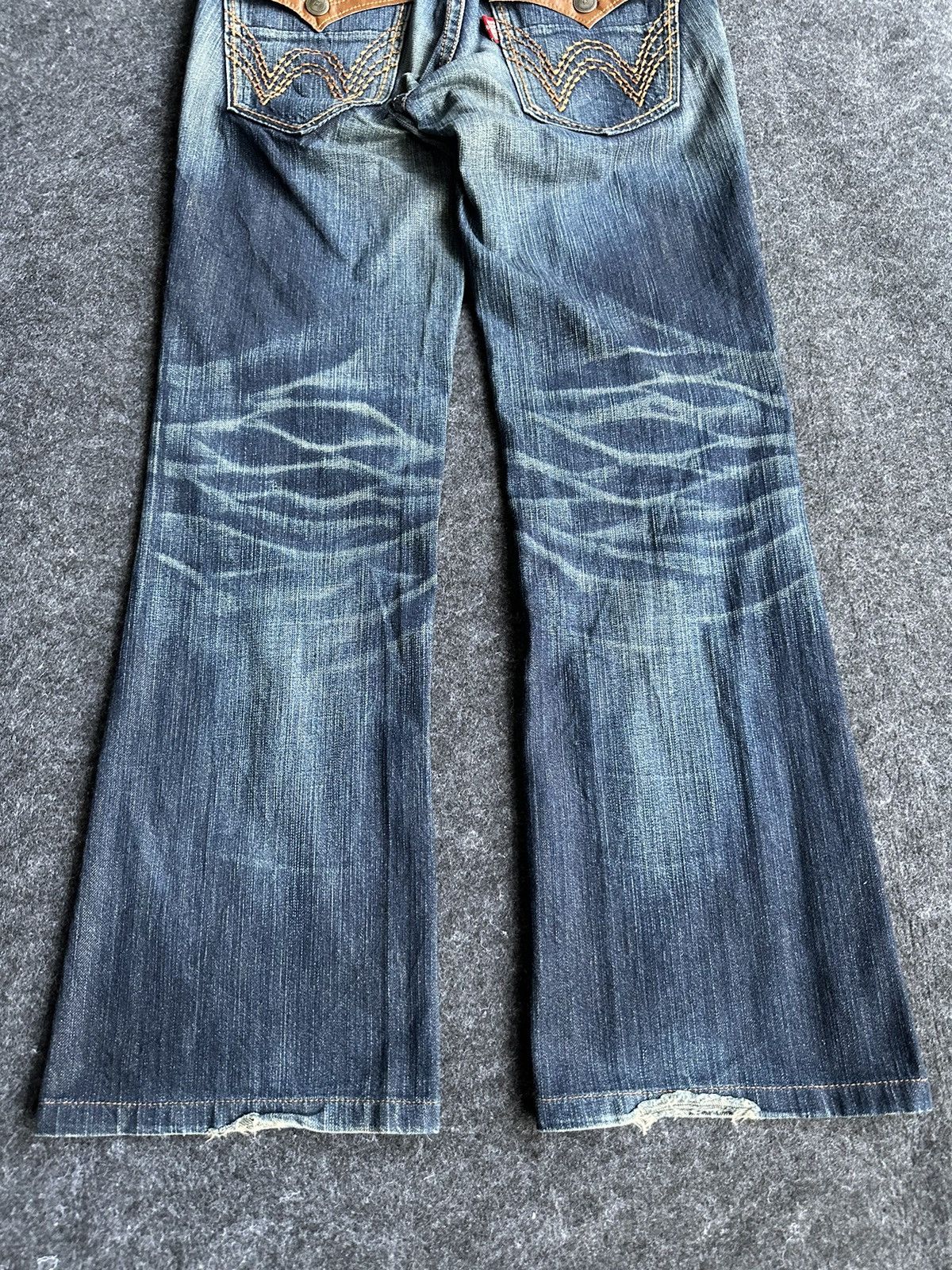 If Six Was Nine Edwin Exclusive Vintage Flare Bulls Head Denim W28 D386 Size US 28 / EU 44 - 6 Thumbnail
