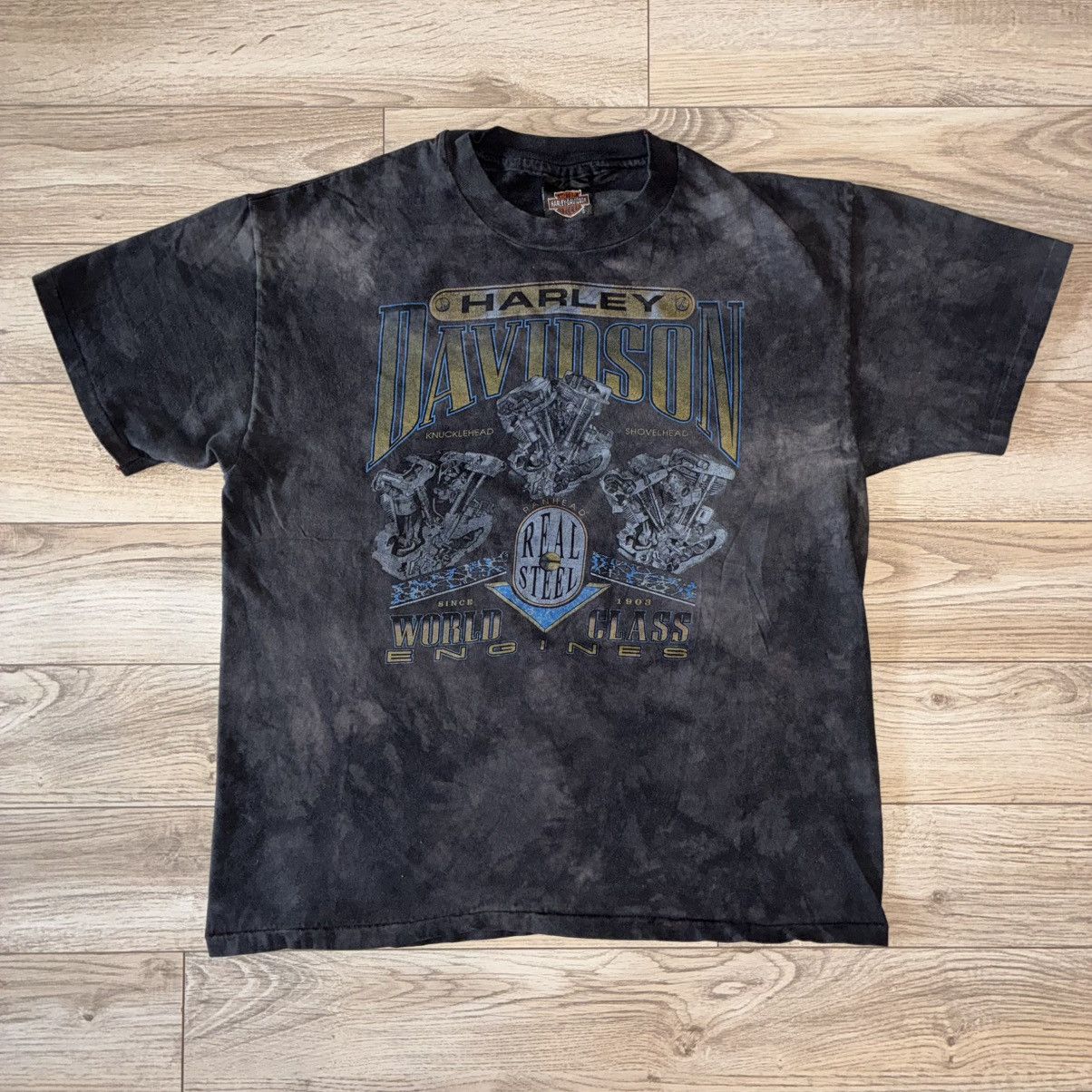 Harley Davidson 90s Harley Davidson faded tee Size US L / EU 52-54 / 3 - 1 Thumbnail