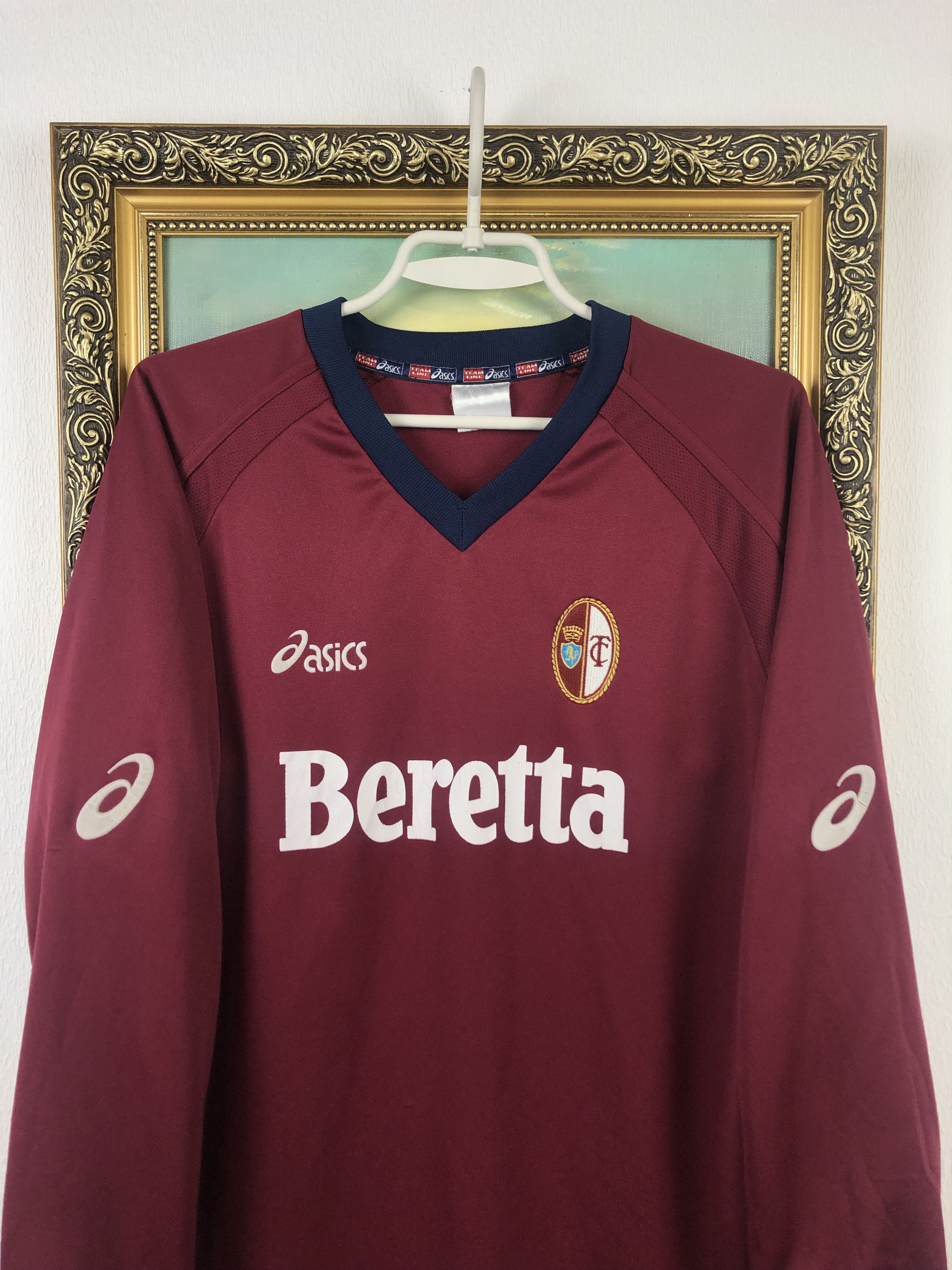 Vintage Torino Home football shirt 2003 Soccer Jersey Long Sleeve Size US M / EU 48-50 / 2 - 2 Thumbnail