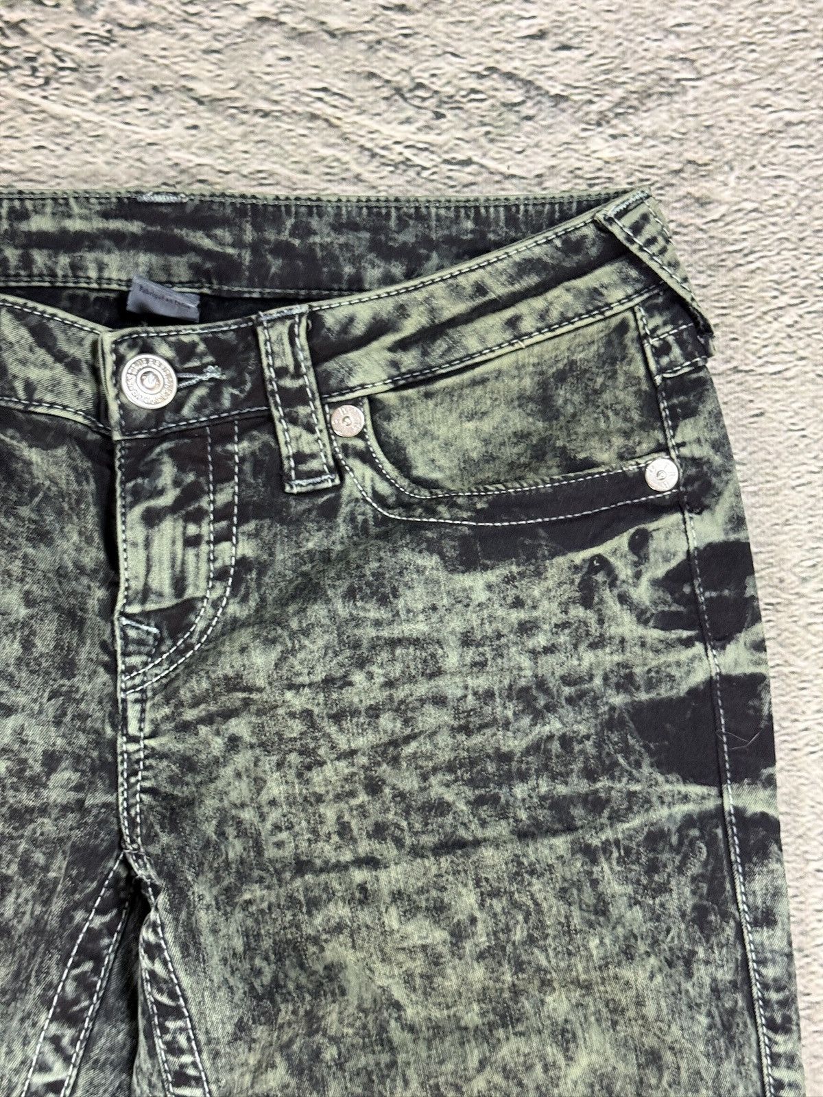 True Religion True Religion jeans skinny marble camo khaki green Size US 28 / EU 44 - 9 Thumbnail