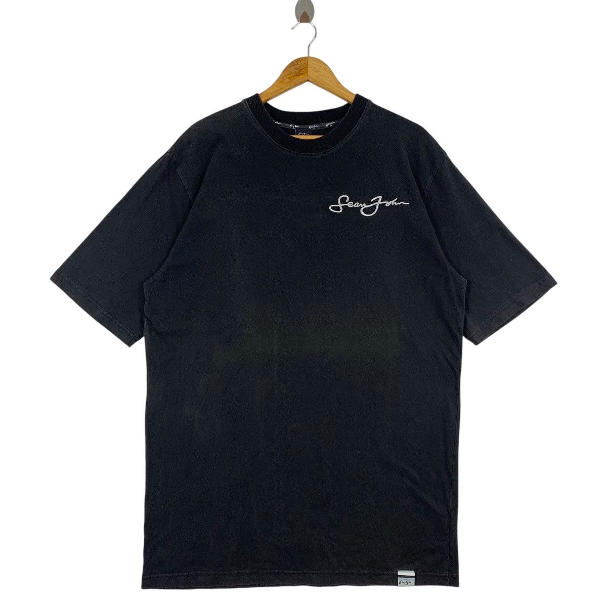 Sean John × Vintage Vintage SEAN JOHN jeans collection embroidery spellout tee Size US XXL / EU 58 / 5 - 2 Thumbnail