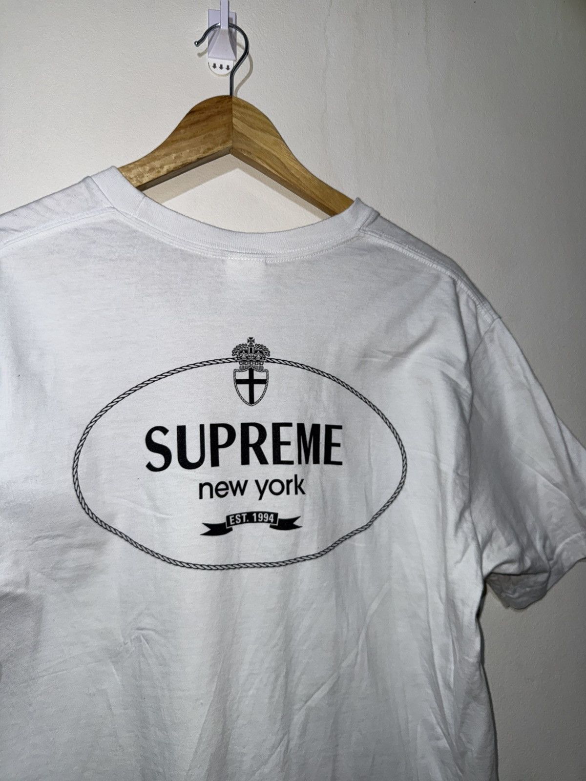 Supreme Supreme white tee Size US M / EU 48-50 / 2 - 1 Thumbnail