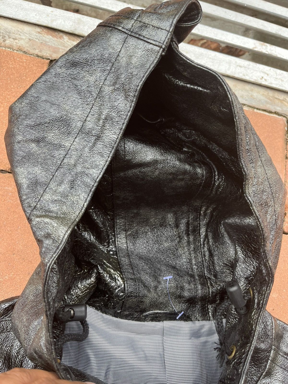 Tornado Mart vintage tornado mart Long Trench leather Jacket parkan Size US L / EU 52-54 / 3 - 5 Thumbnail
