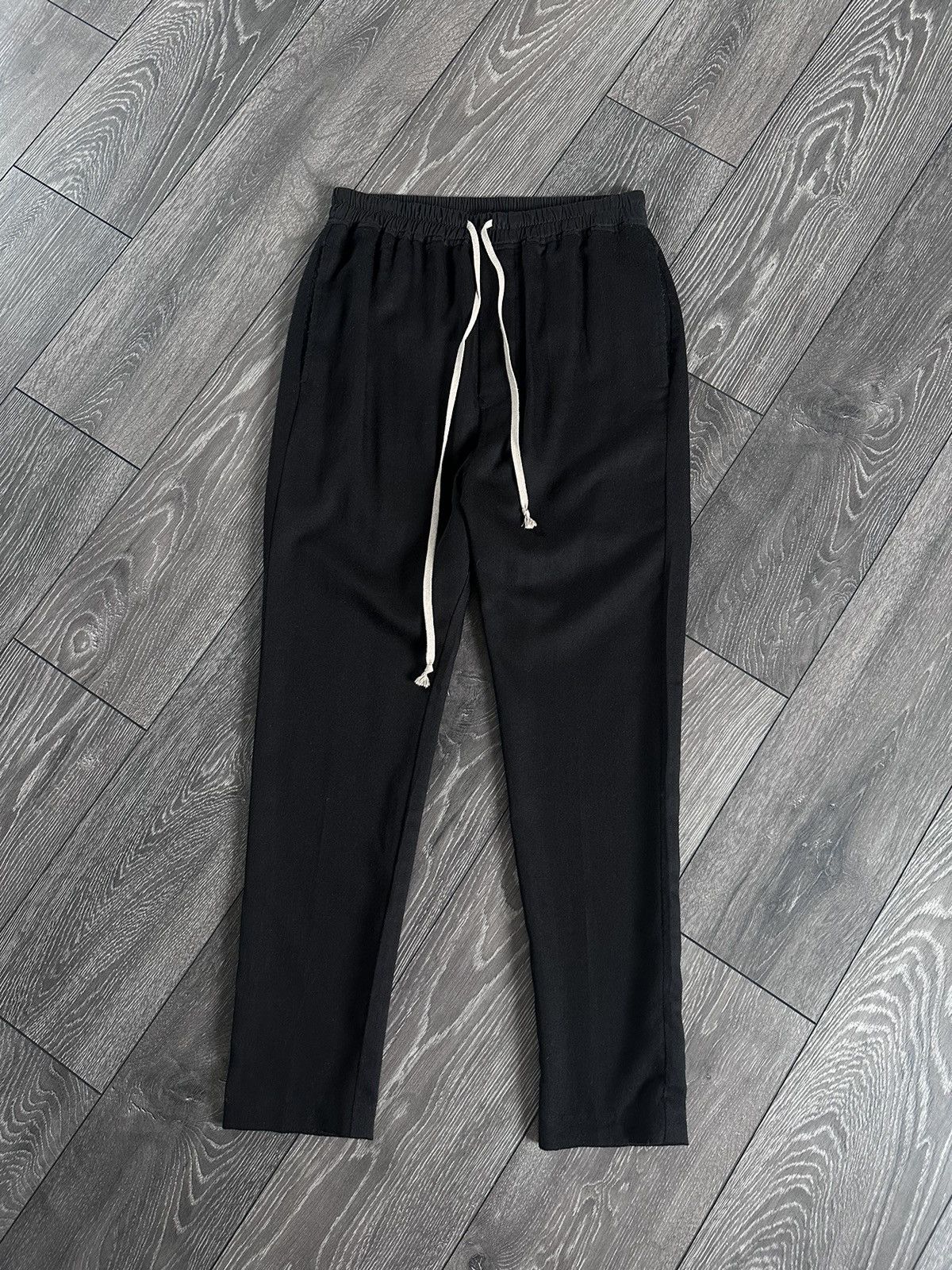 パンツ Rick Owens astaires long pants 46 Wide Astaires in Black – SVRN