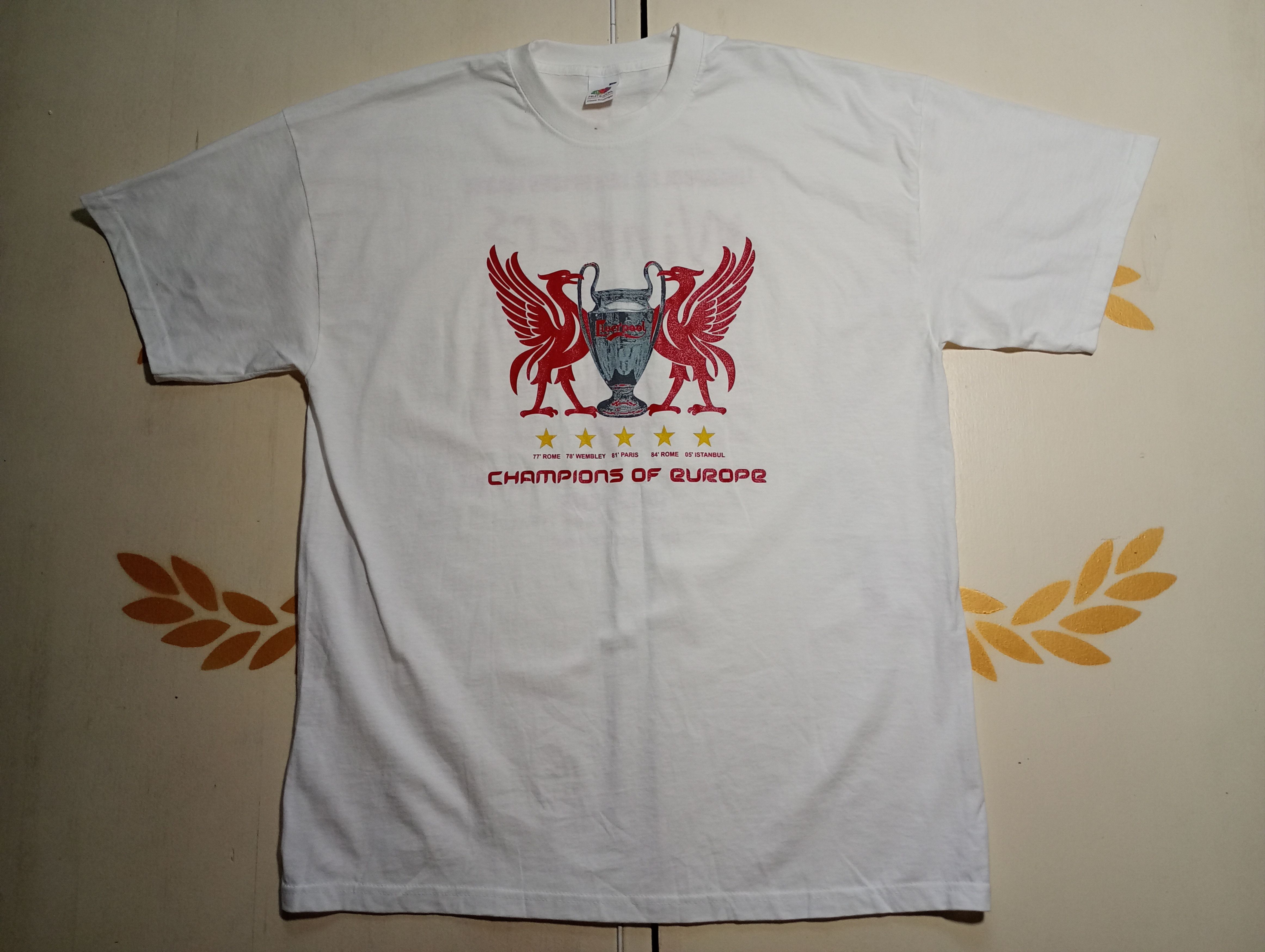 Fruit Of The Loom Fruit Of The Loom Liverpool Winner Champions League 2005 Size US XL / EU 56 / 4 - 2 Thumbnail