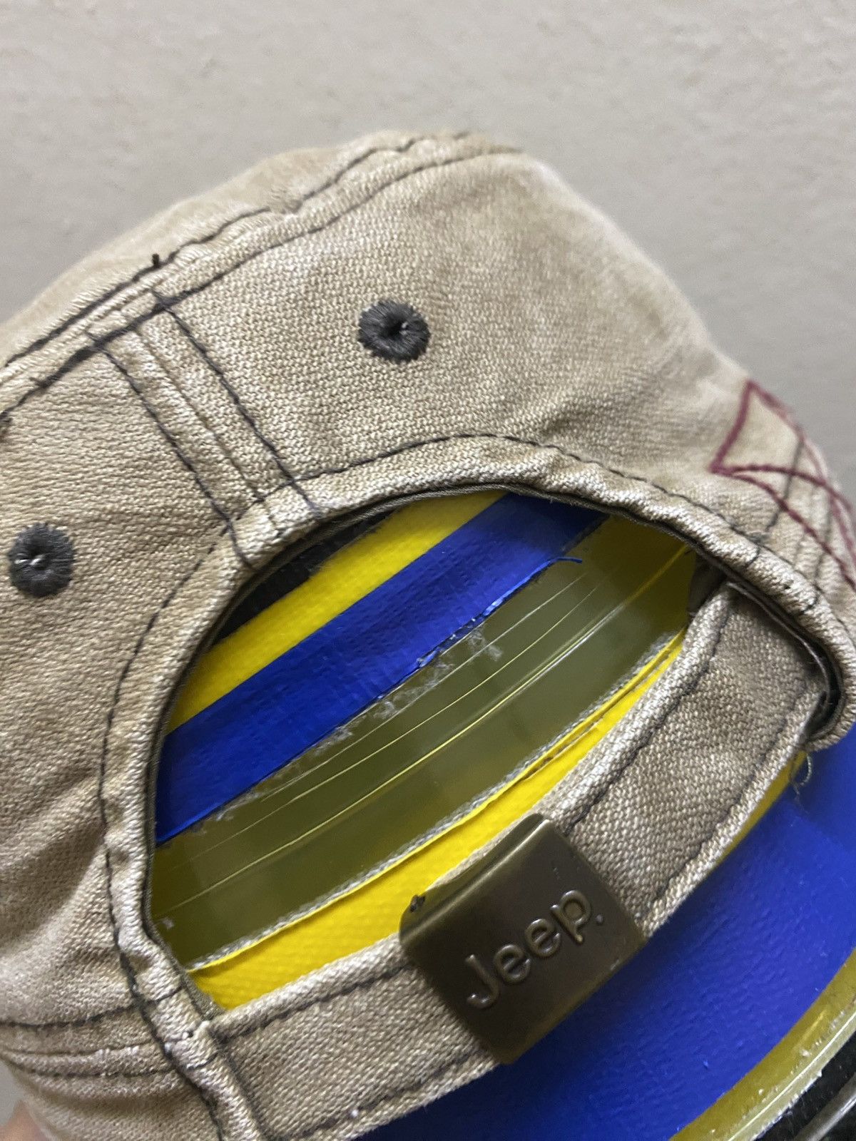 If Six Was Nine × Japanese Brand × Le Grande Bleu (L.G.B.) 2000s Japanese Brand Cadet Hat Distressed Size ONE SIZE - 4 Thumbnail