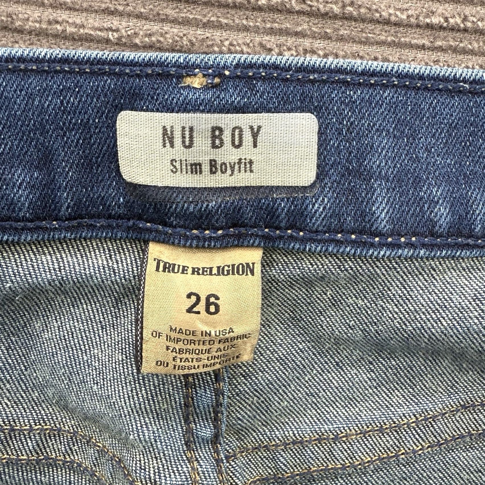 True Religion True Religion Jeans Women Slim Denim Blue 26 Cotton Mid-Rise Inseam 24 Logo USA Button Zip Variety: Shirt, Pants, Jeans? Size 26" / US 2 / IT 38 - 3 Thumbnail