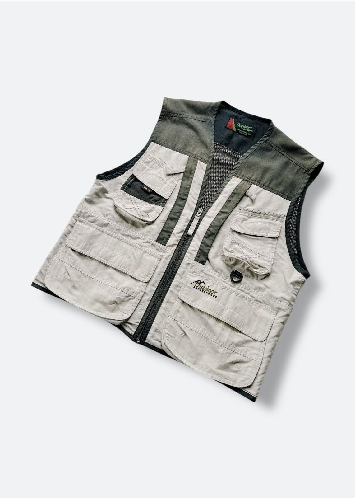 Asics × Japanese Brand × Vintage ASICS multi-pocket gilet vest Size US M / EU 48-50 / 2 - 2 Thumbnail