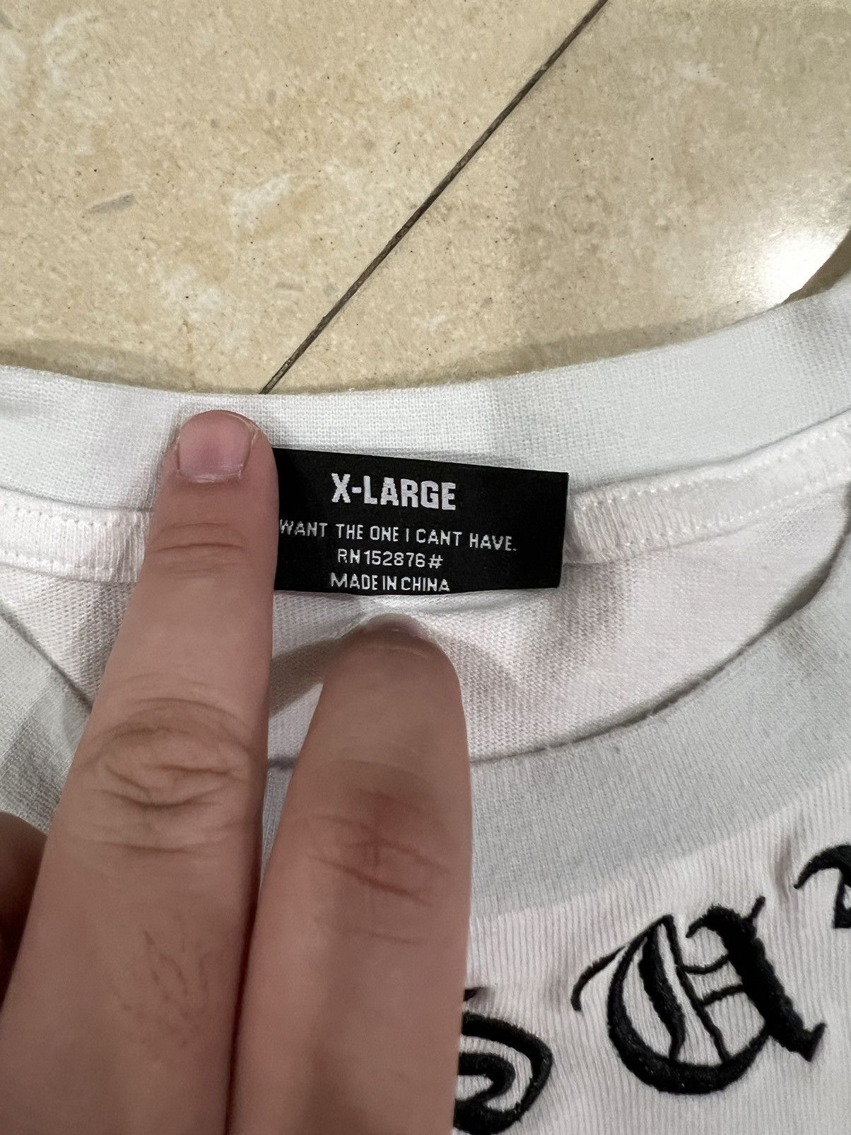 Pleasures Pleasures White Tee old English shirt Size US XL / EU 56 / 4 - 4 Thumbnail