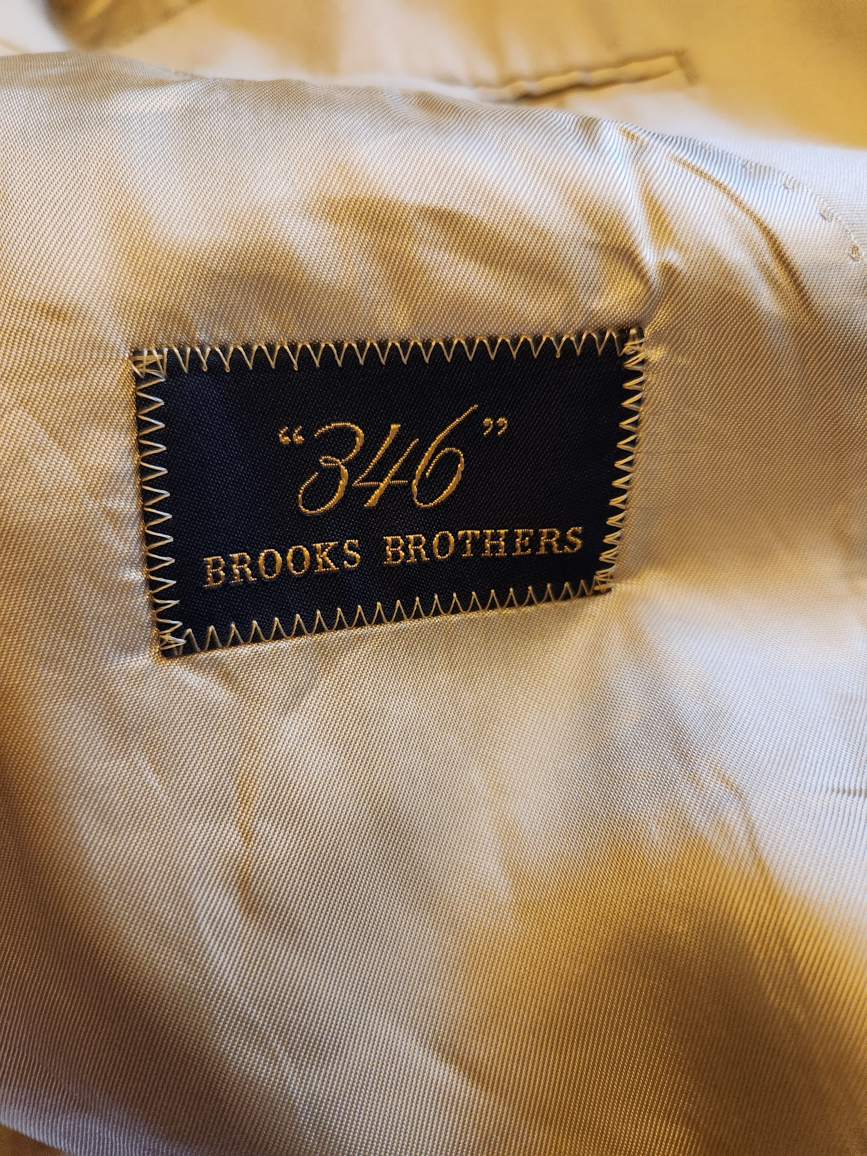 Brooks Brothers Vintage Cotton Blend Spring/Summer Blazer Size 40R - 4 Thumbnail