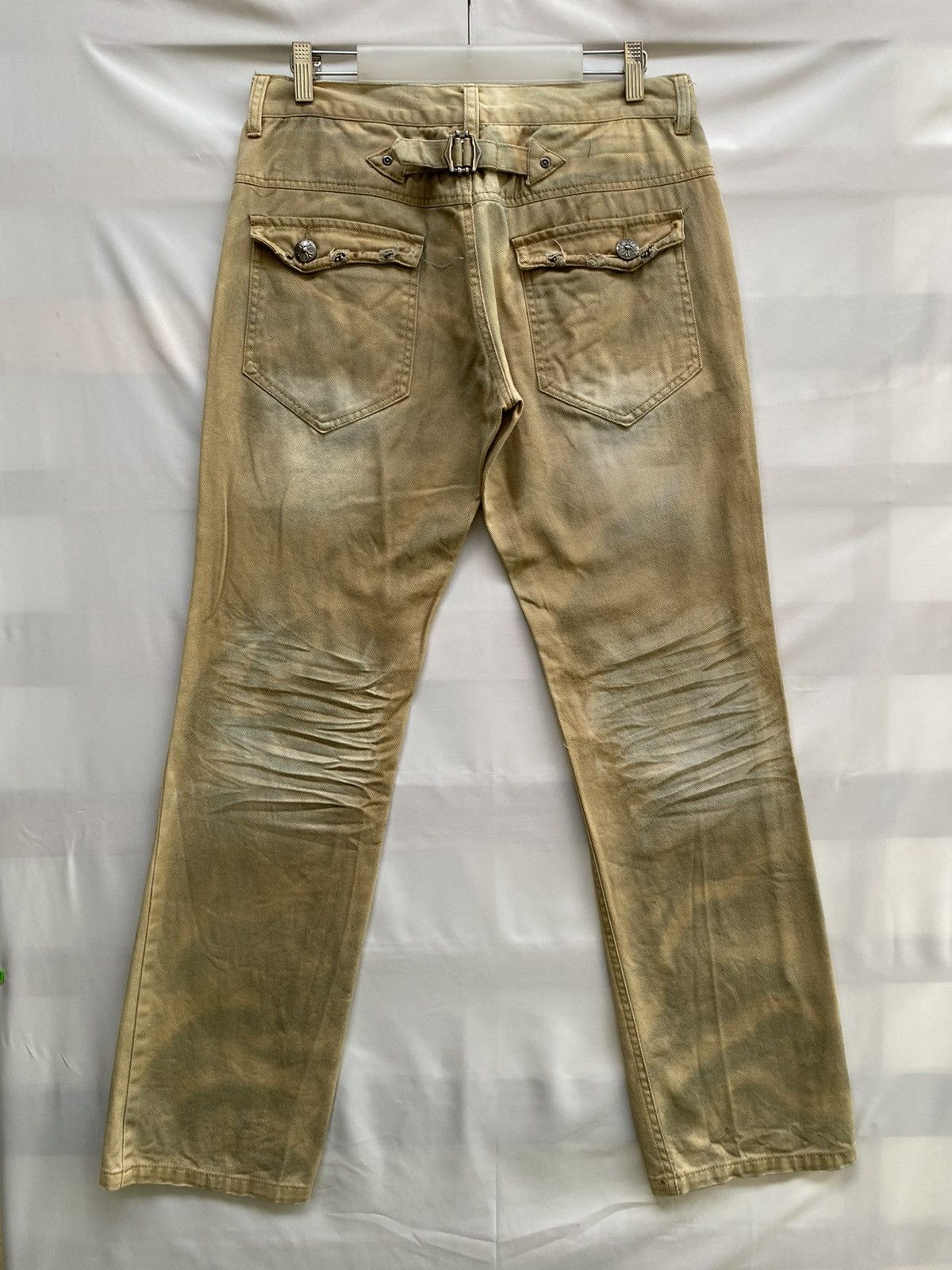 In The Attic Vintage Y2K InTheAttic Punk Seditionaries Buckle-back Jeans Size US 31 - 2 Thumbnail