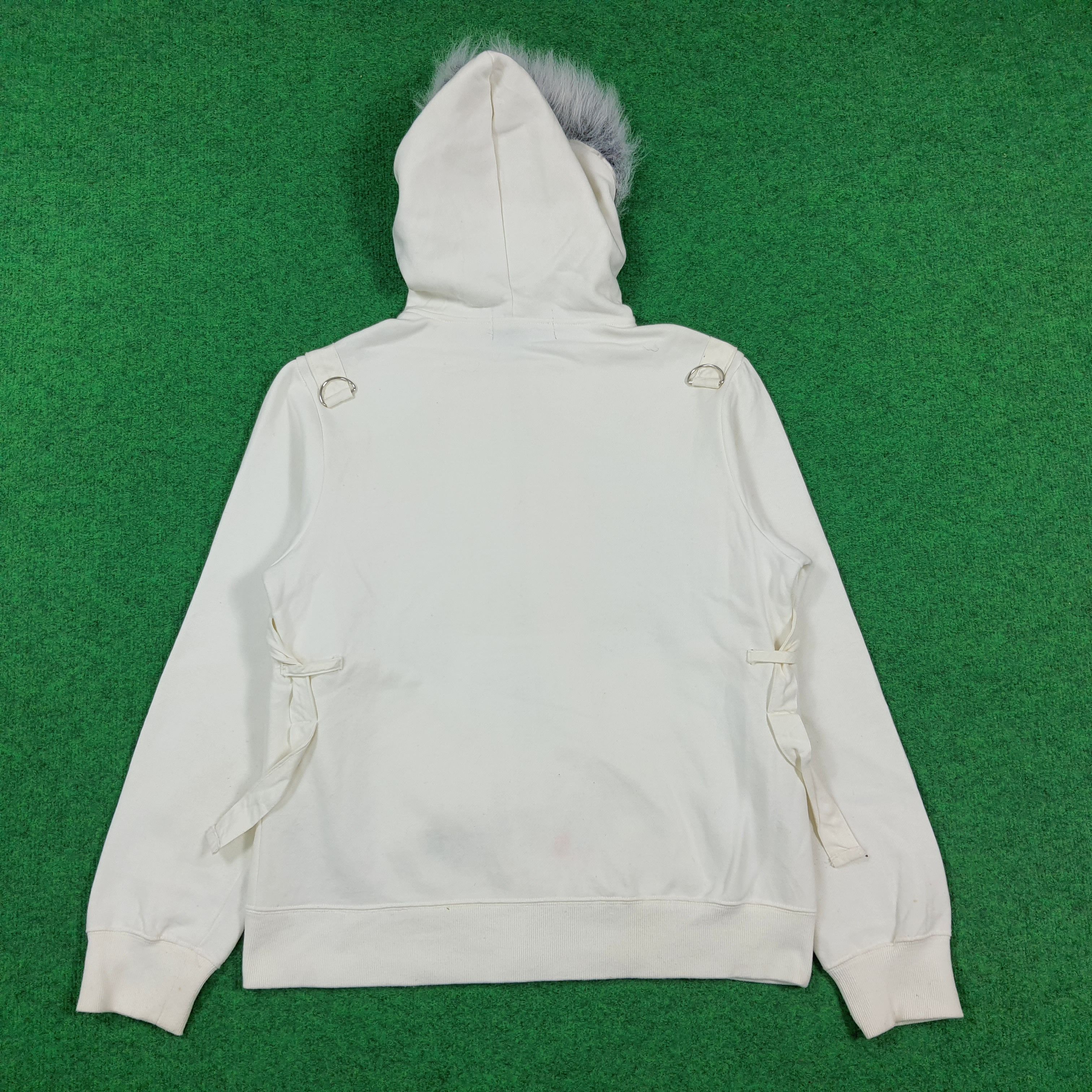 Vintage Vintage Center Clease Cyber Grunge Hoodie Fur Hood C307N16 Size US S / EU 44-46 / 1 - 3 Thumbnail