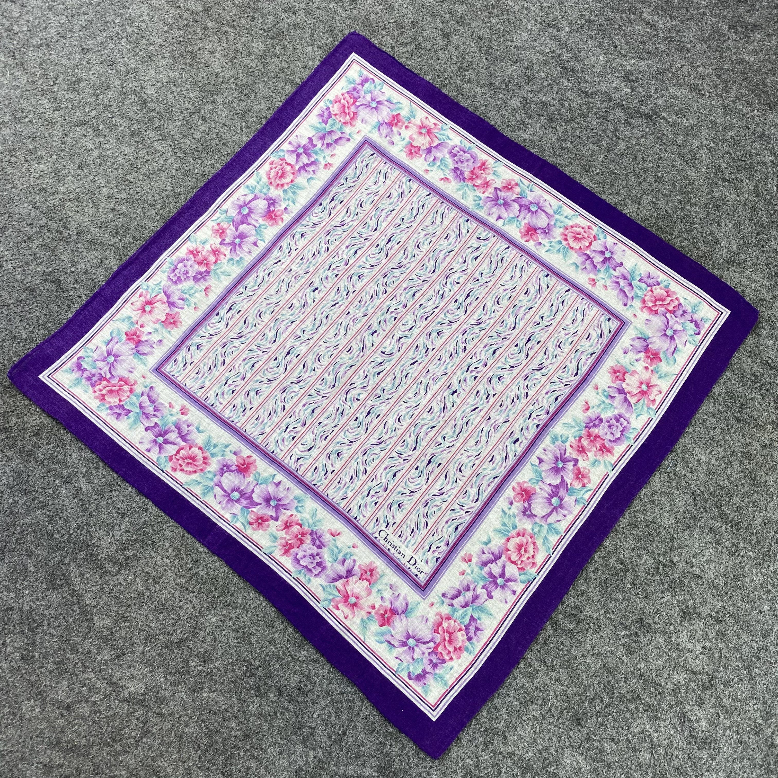 Designer Christian Dior Handkerchief / Bandana / Neckerchief-B747 Size ONE SIZE - 4 Thumbnail