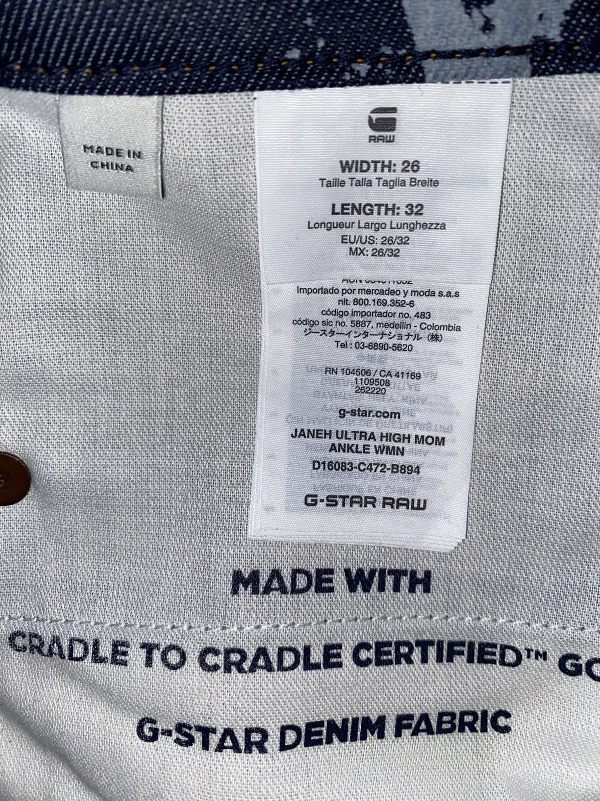 G-Star G-Star RAW - Denim Jeans - BNWT - Light/Dark Blue - W26 L32 Size 26" / US 2 / IT 38 - 14 Thumbnail