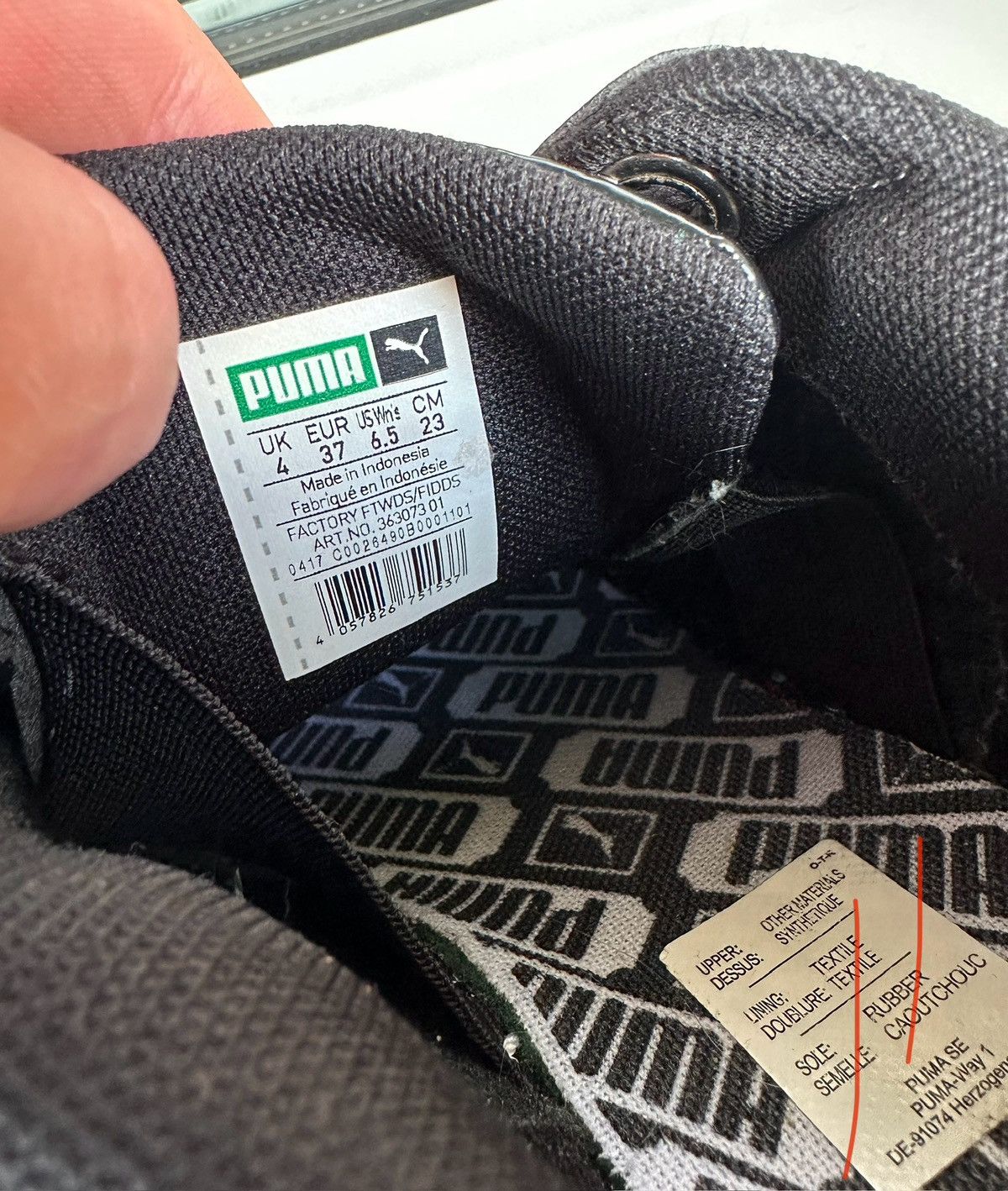 Puma Puma Basket Patent Leather Suede Big Laces 6,5Us/37eur/23 Cm Size US 6.5 / IT 36.5 - 8 Thumbnail