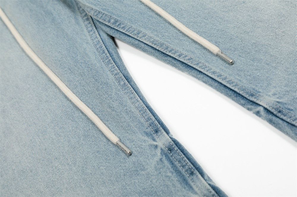 Vintage Retro street men's waistline distressed gradient jeans Size US 32 / EU 48 - 4 Thumbnail