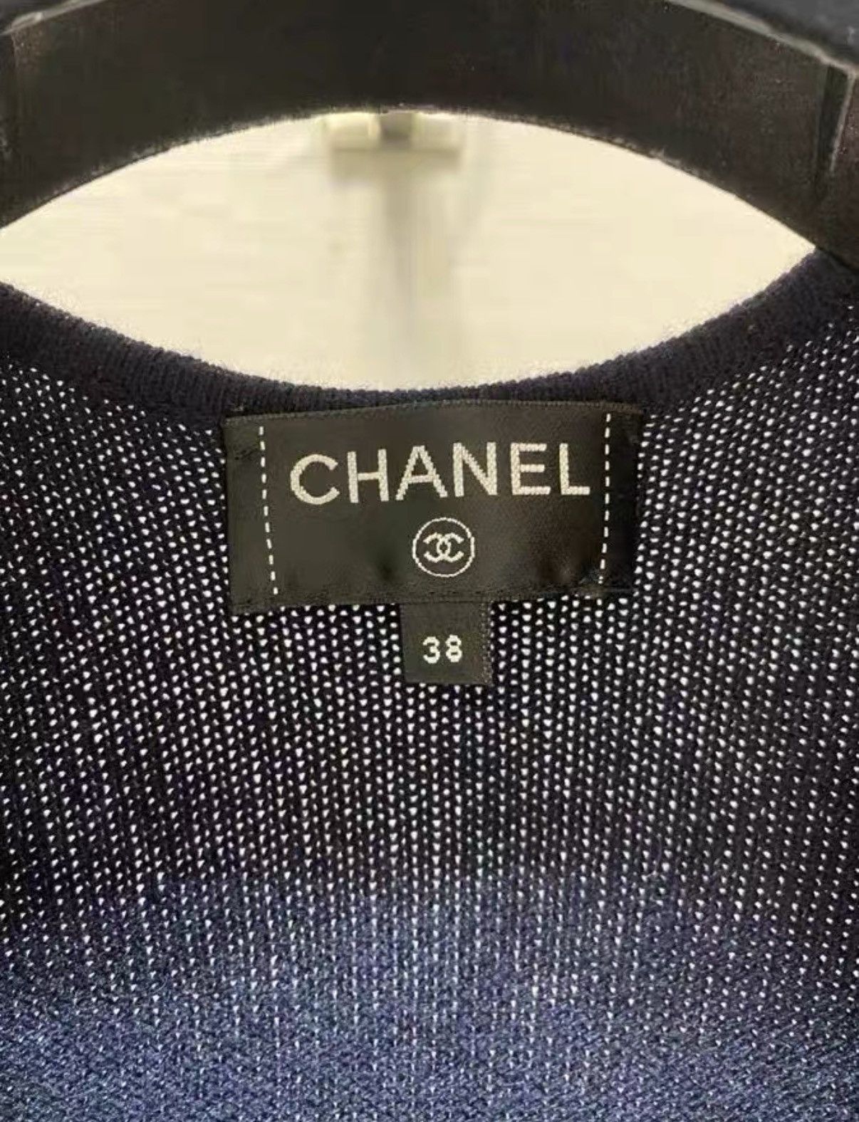 Chanel Chanel Classic Black Cashmere Knit Cardigan Sweater Coat J33 Size S / US 4 / IT 40 - 2 Thumbnail