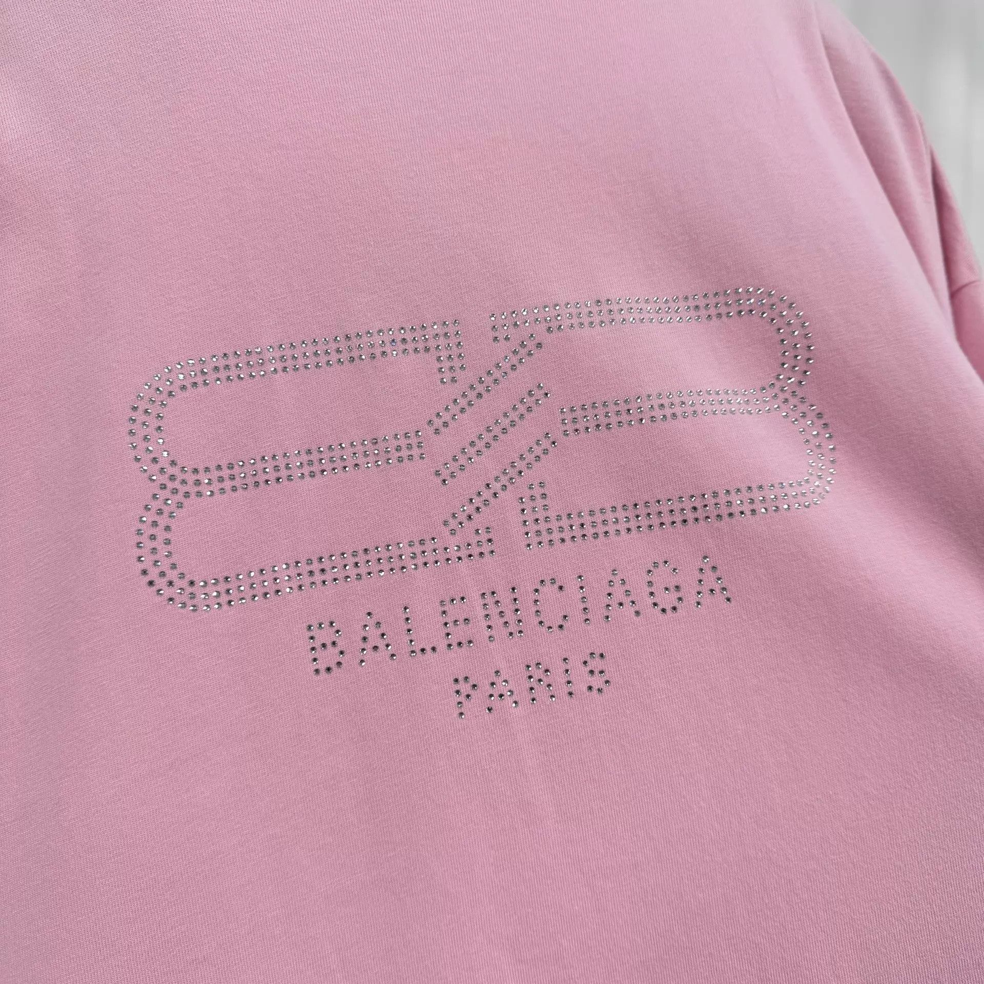 Balenciaga Balenciaga Back Rhinestone Logo Short Sleeve M New Size M / US 6-8 / IT 42-44 - 5 Thumbnail