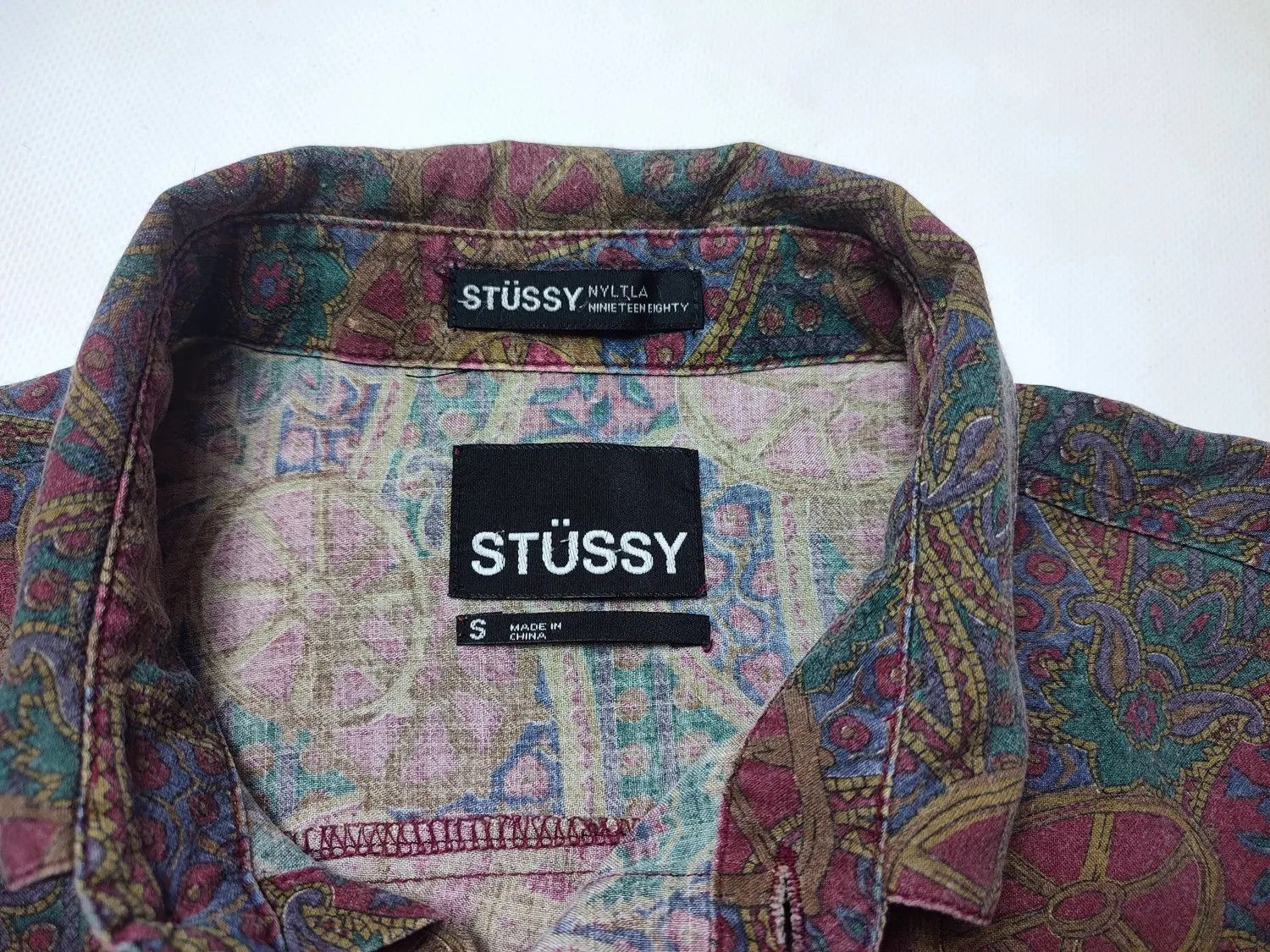 Stussy Stussy Rayon shirt Size US S / EU 44-46 / 1 - 5 Thumbnail