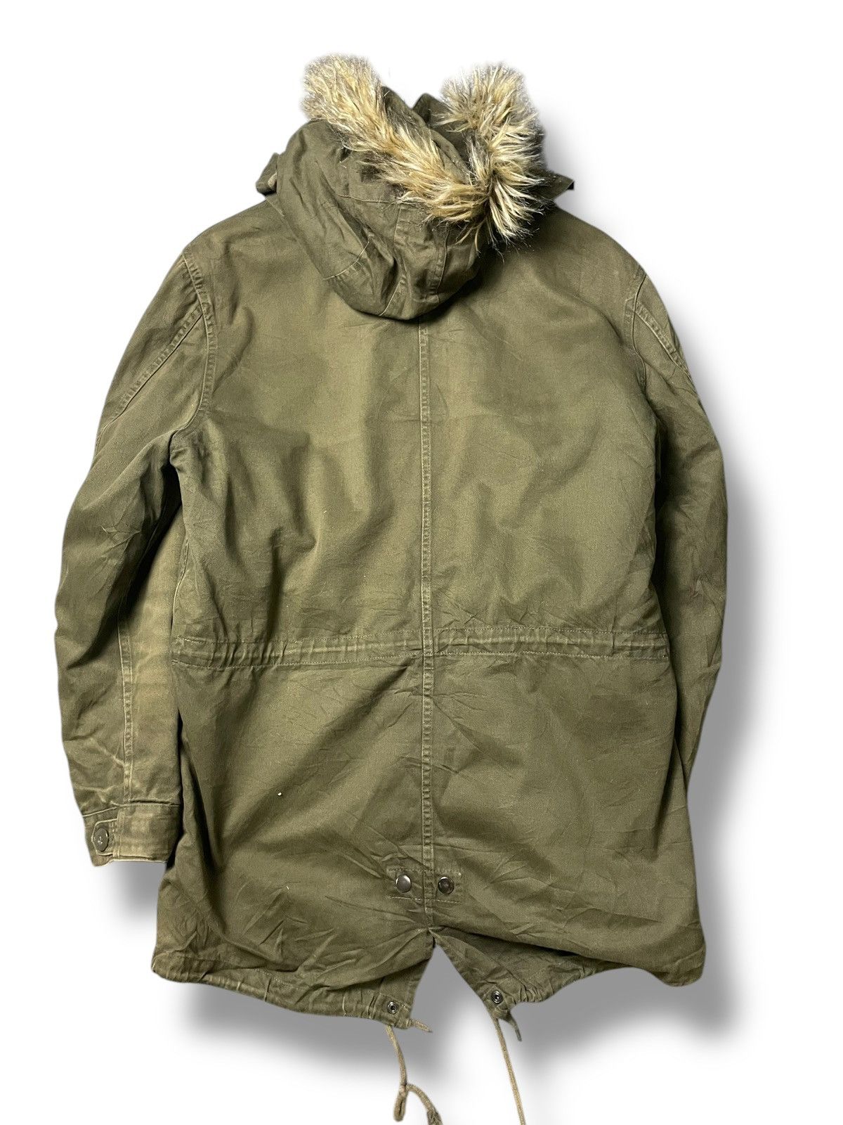 Japanese Brand × Vintage REVO Japanese Brand Military Hooded Jacket (97) Size US XS / EU 42 / 0 - 6 Thumbnail