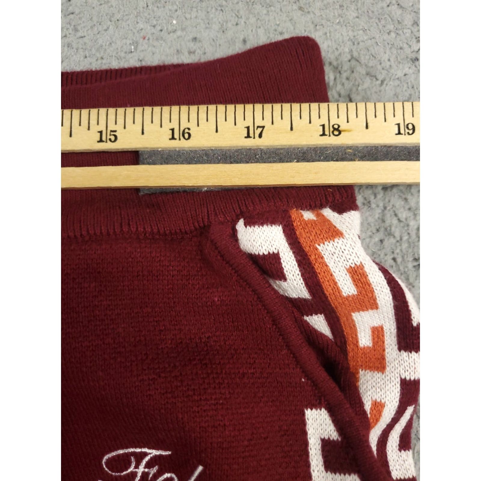 FELT For Every Living Thing Pants Mens XL Red Felt Havana Cotton Sweatpants Jogger Size US 36 / EU 52 - 3 Thumbnail