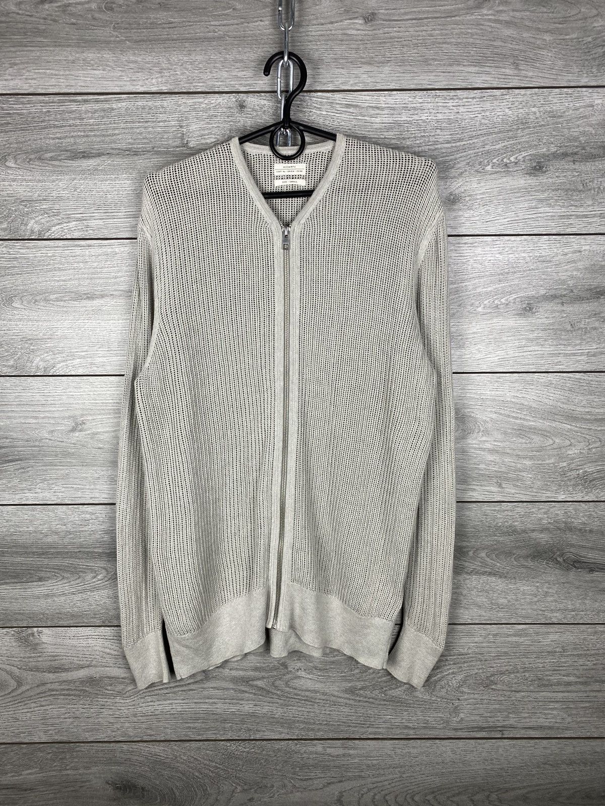 Allsaints Vintage Knited Allsaints Avant Garde Zip Sweatshirt Size US S / EU 44-46 / 1 - 1 Thumbnail