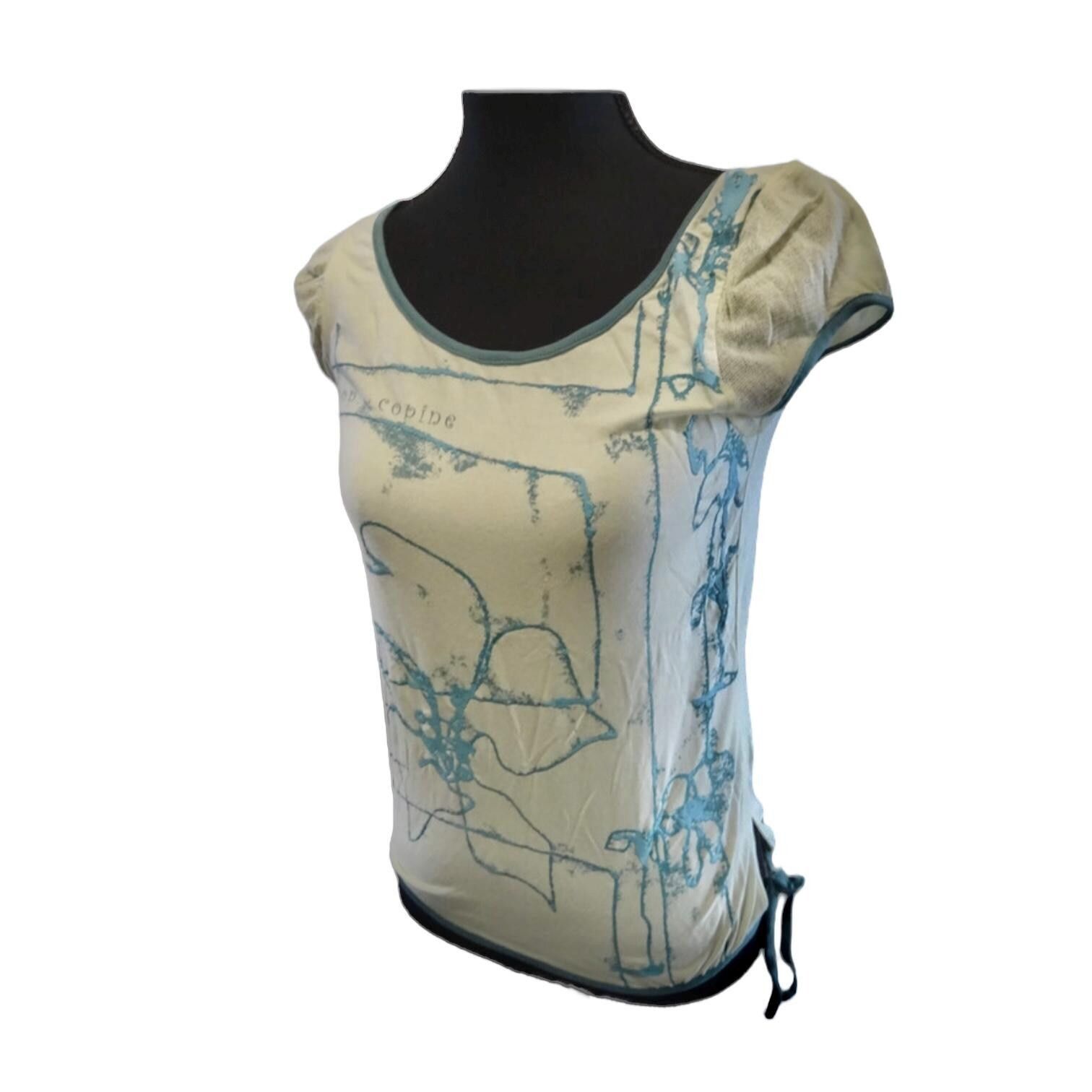 Cop Copine The Cop Copine Flower Drawing Top Size ONE SIZE - 1 Thumbnail