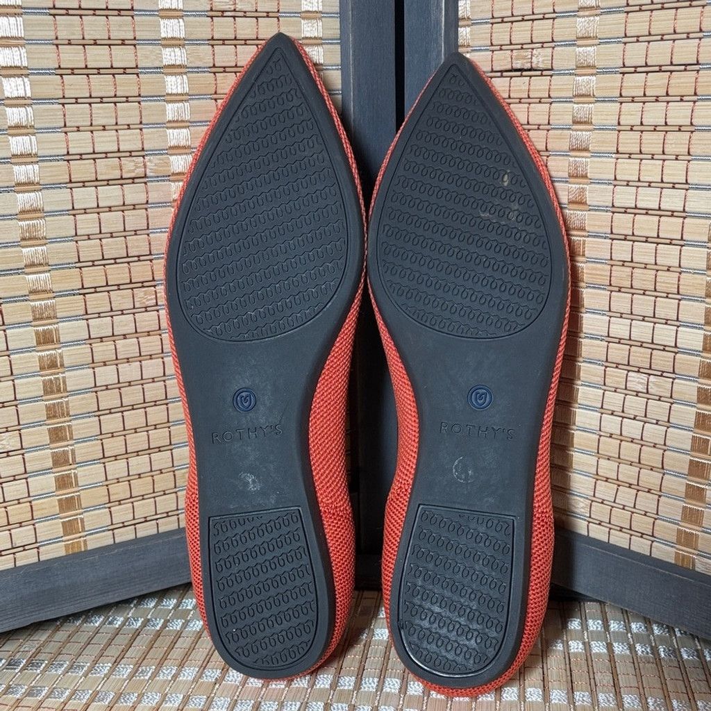 Rothy's Rothy's The Point Persimmon Flats size 6.5 Size US 6.5 / IT 36.5 - 3 Thumbnail