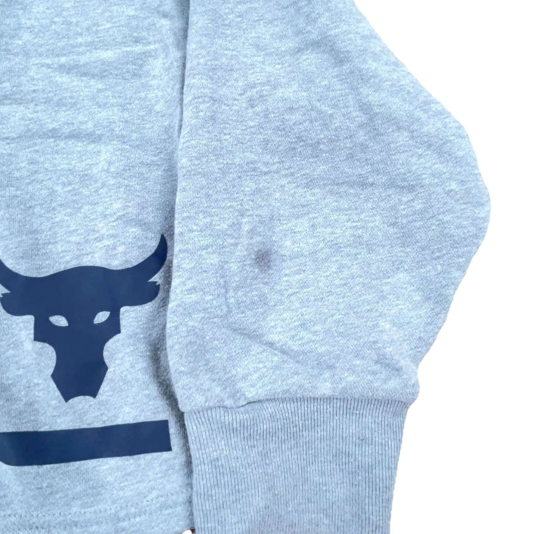 Under Armour Under Armour Hoodie Women Medium Gray Project Rock Crop Top Pullover Training Size M / US 6-8 / IT 42-44 - 4 Thumbnail