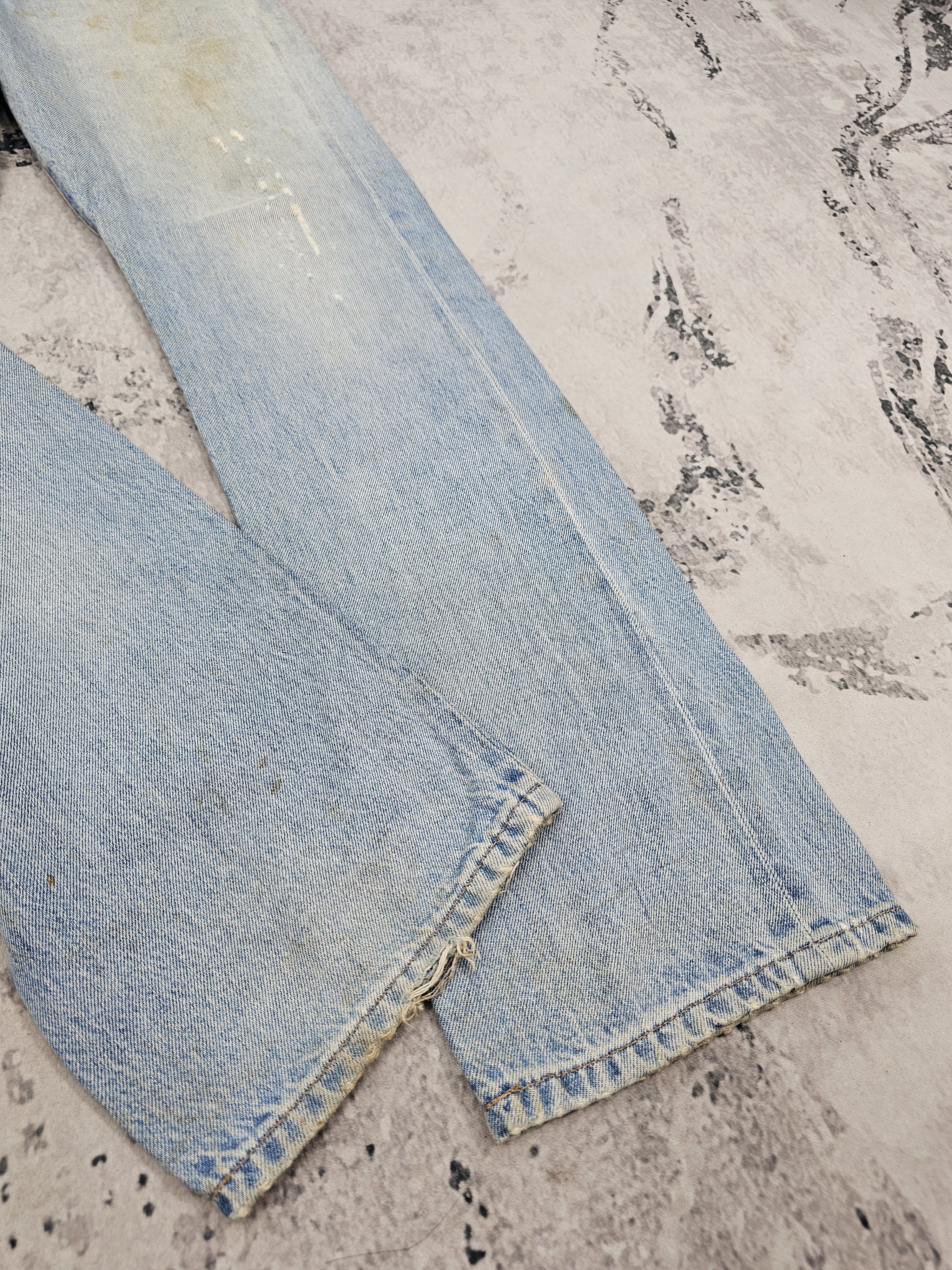 Levi's Vintage Clothing Vtg LEVIS 501 Redline Ripped Rusty Repro Jeans L0442 Size US 33 - 10 Thumbnail