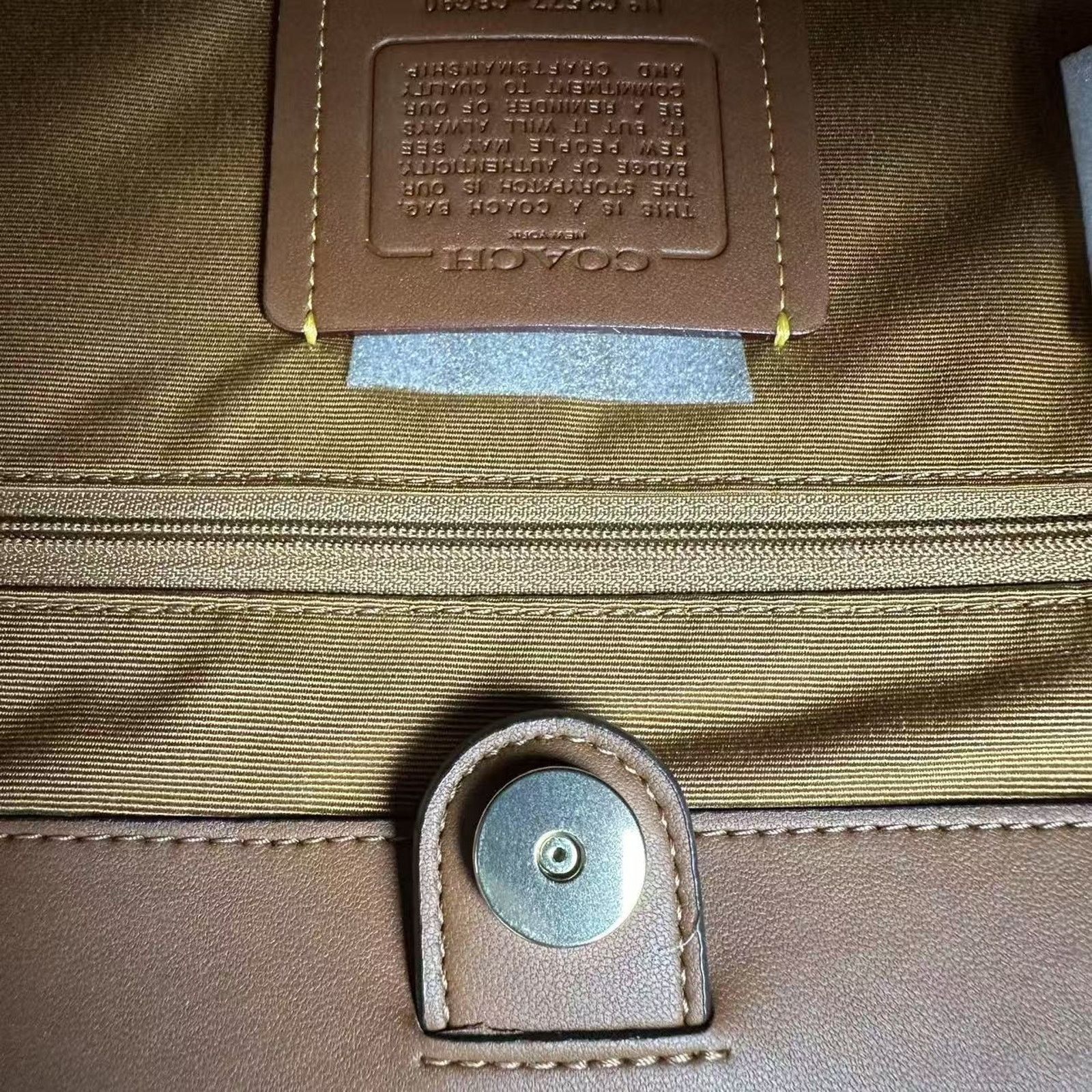 Coach Coach Smith Tote Bag Crossbody In Leather/Gold/Redwood Size ONE SIZE - 10 Thumbnail