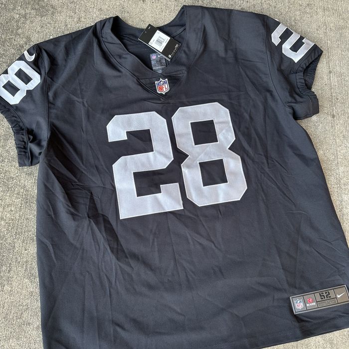 Nike Elite Las Vegas Raiders Josh Jacobs On Field Jersey 52