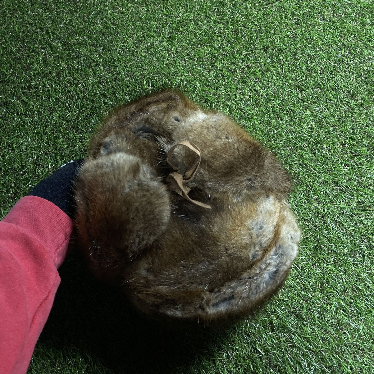 Vintage Vintage Y2K Fuzzy Mohair Beanie Alt Ushanka Grunge Slim OS Size ONE SIZE - 7 Thumbnail