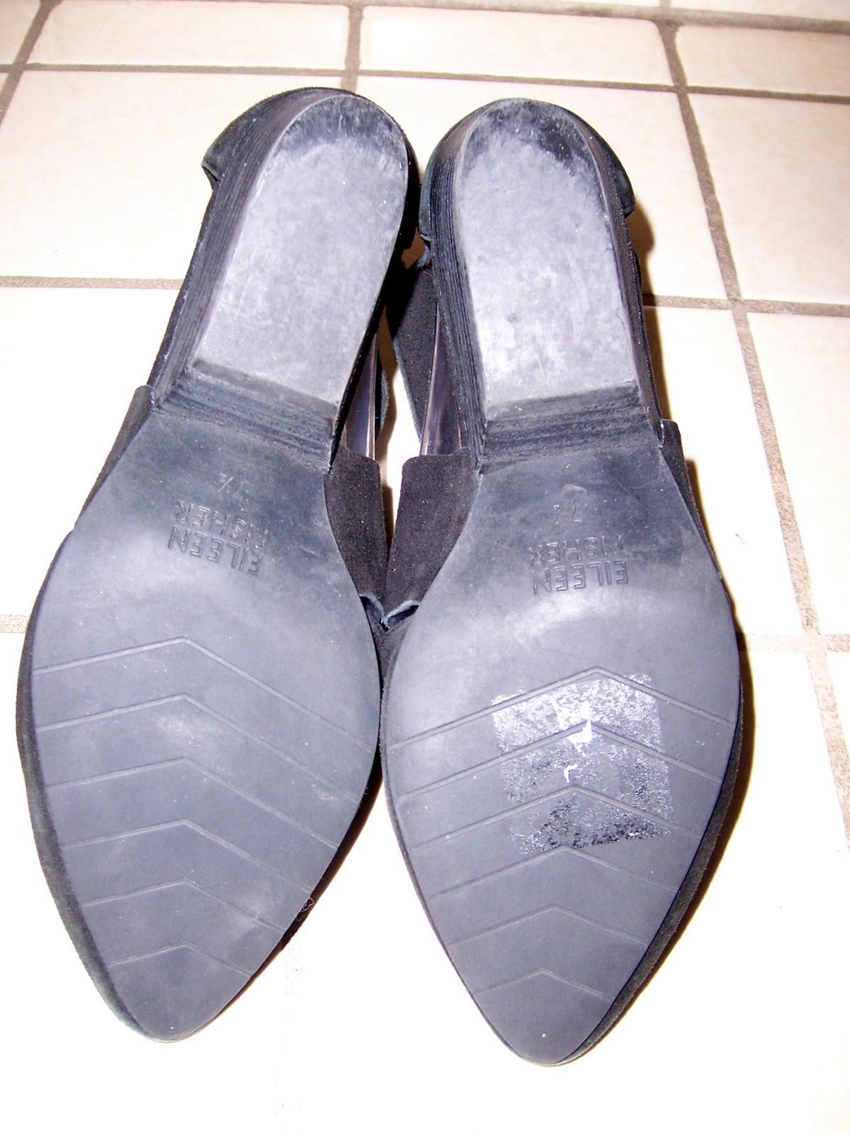 Eileen Fisher Eileen Fisher Black Suede Vera Pump Wrap Size 7.5 Size US 7.5 / IT 37.5 - 5 Thumbnail
