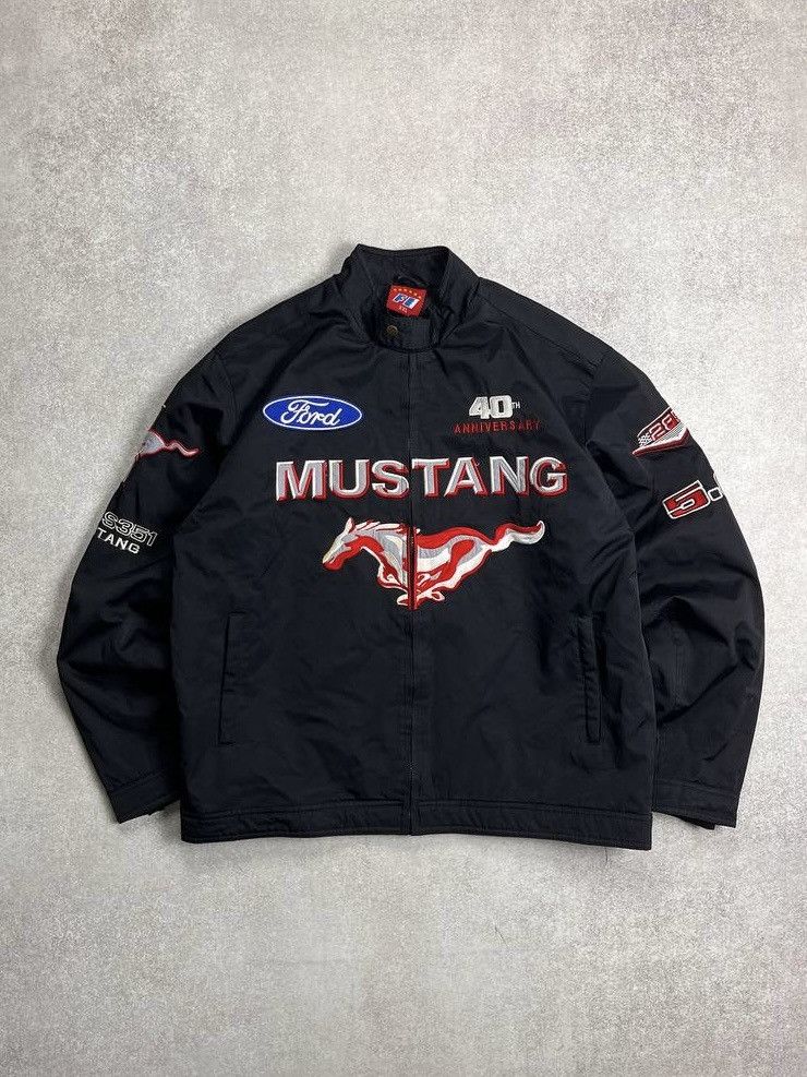 VINTAGE FORD MUSTANG 40th ANNIVERSARY RACING JACKET Y2K XXl
