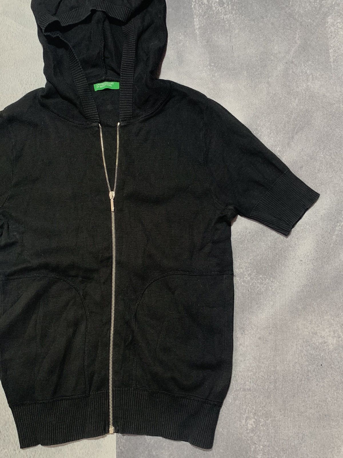 Vintage VintageY2K avant garde shortsleeved zip hoodie opium S Size S / US 4 / IT 40 - 3 Thumbnail