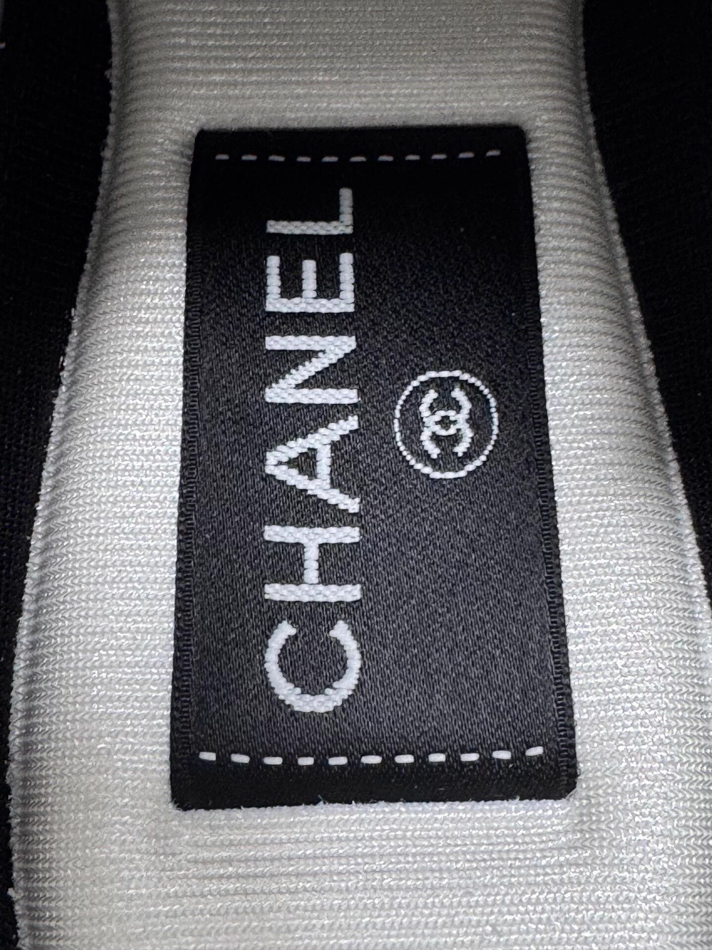 Chanel Chanel Black/White Quilted Embossed Double C Trainer Size US 6 / IT 36 - 7 Thumbnail